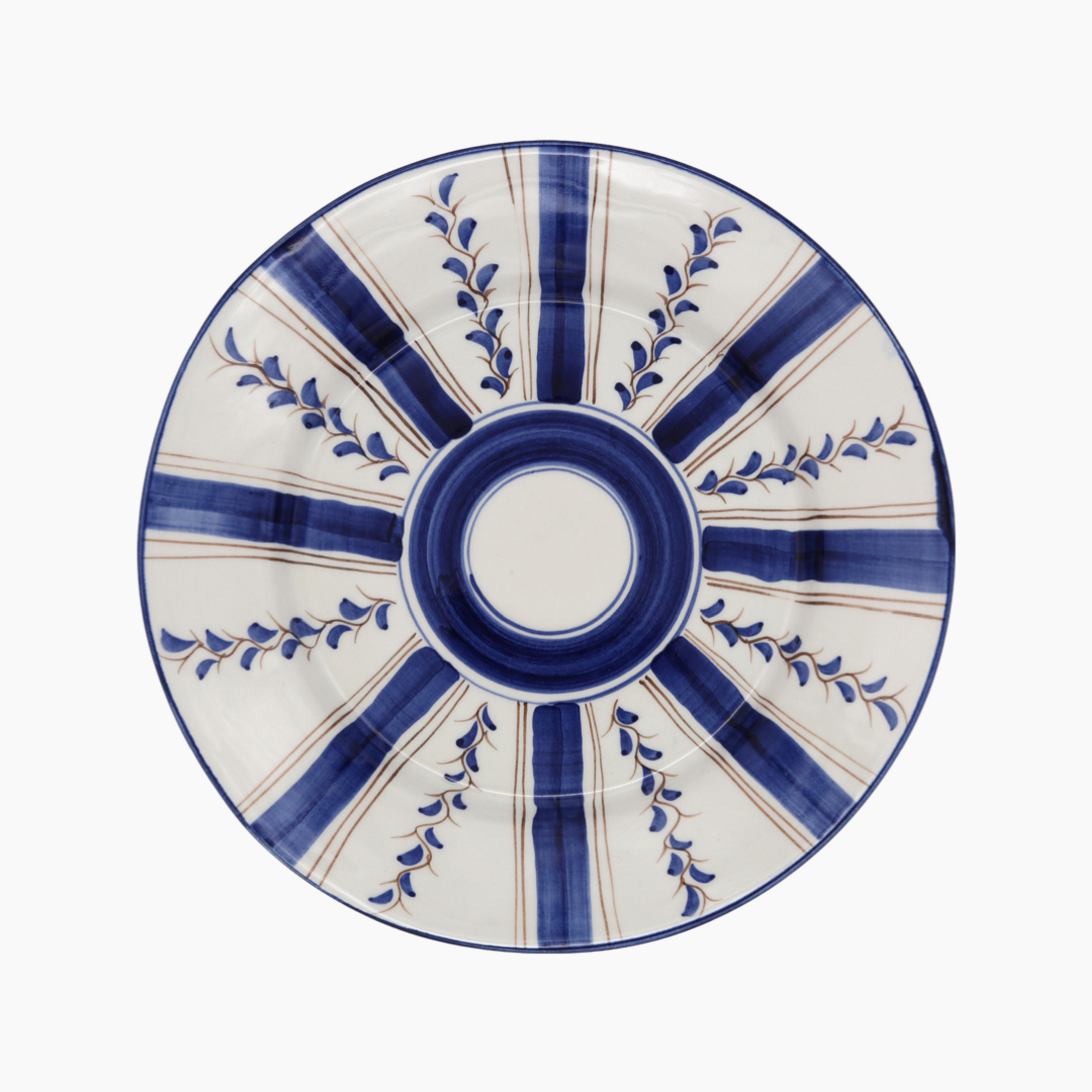Blue Stripe Dinner Plate