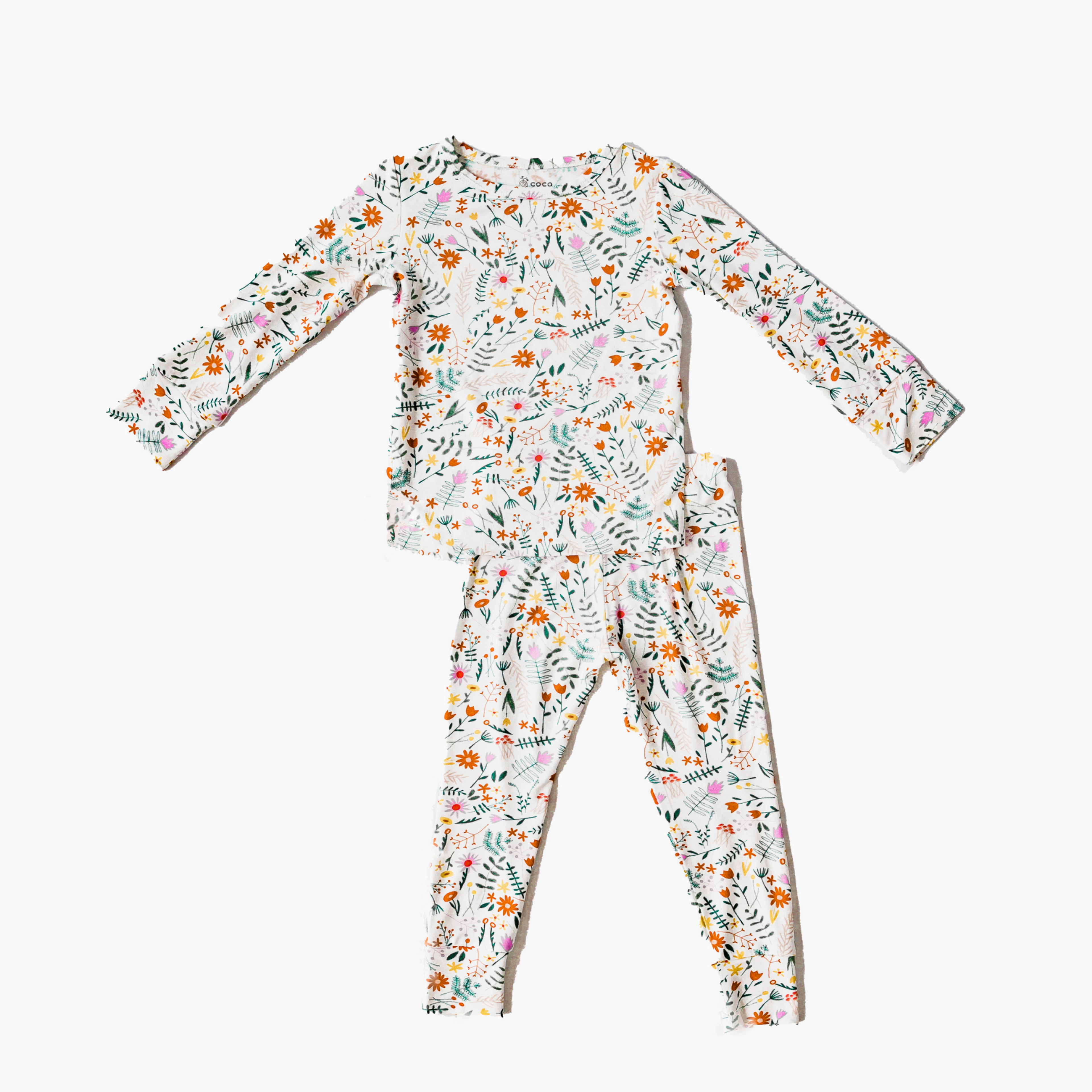 Bamboo Toddler Jammie Set - Field Of Dreams