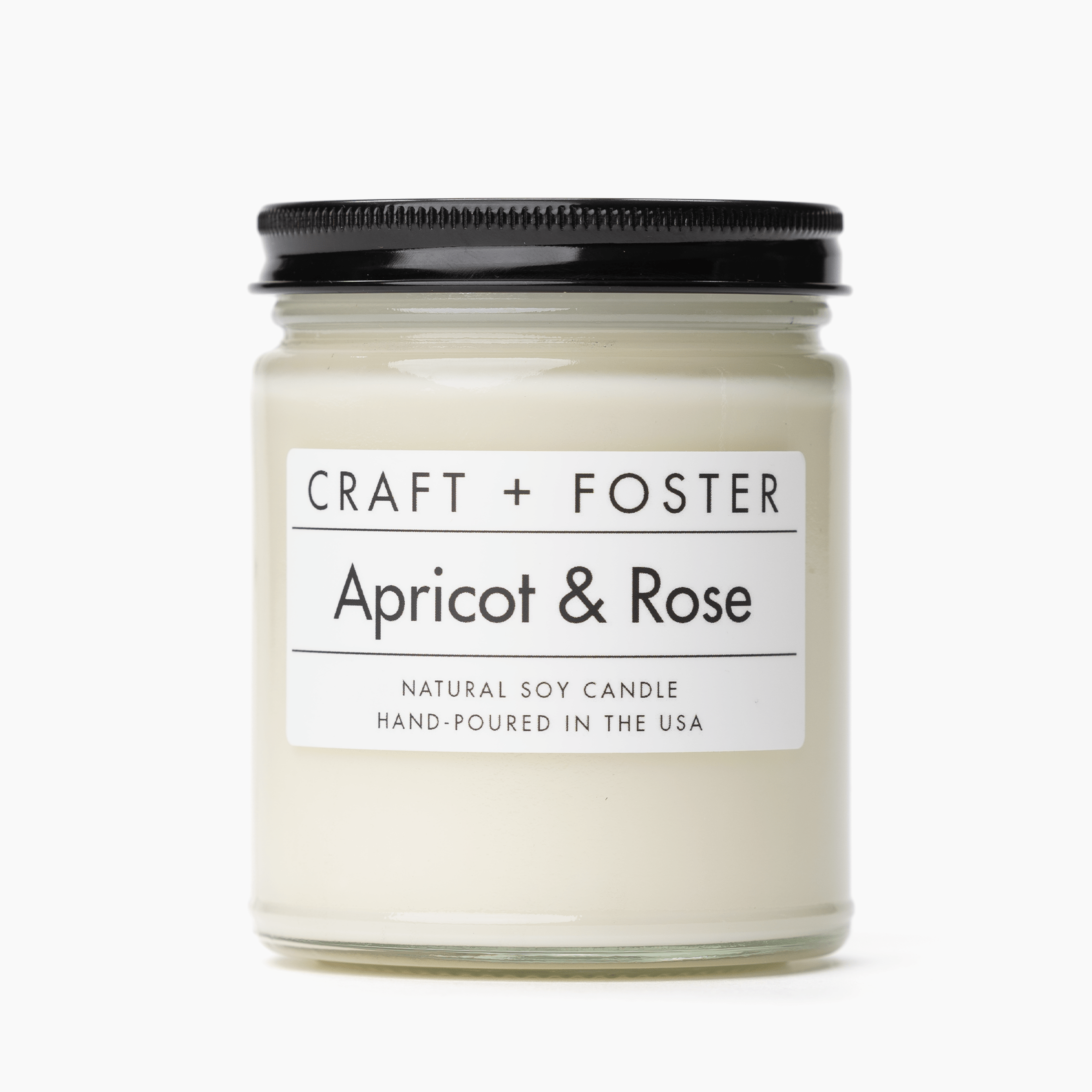 Apricot & Rose - Natural Soy Wax Candle