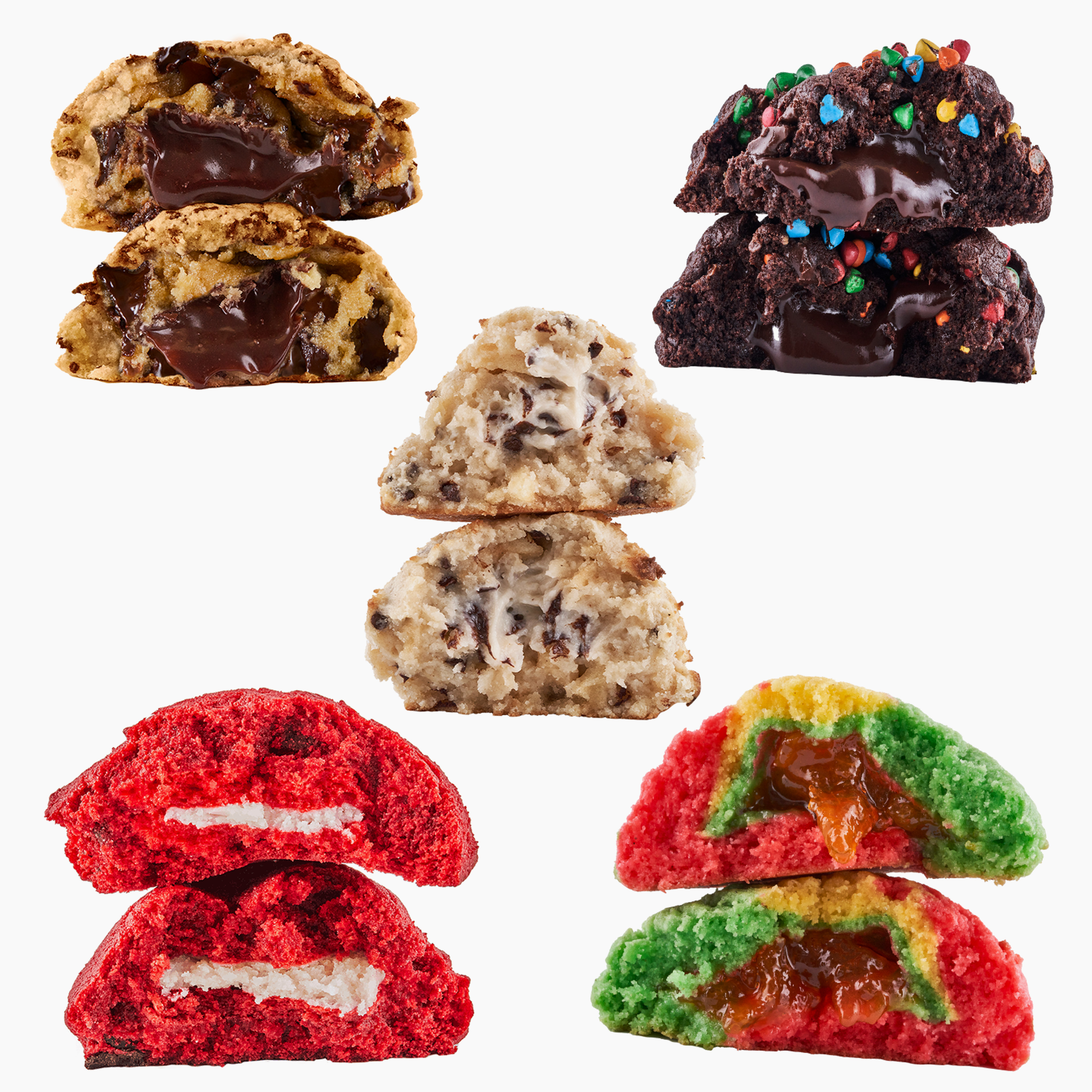 Stuffed Cookie Variety Box of 5 and 10