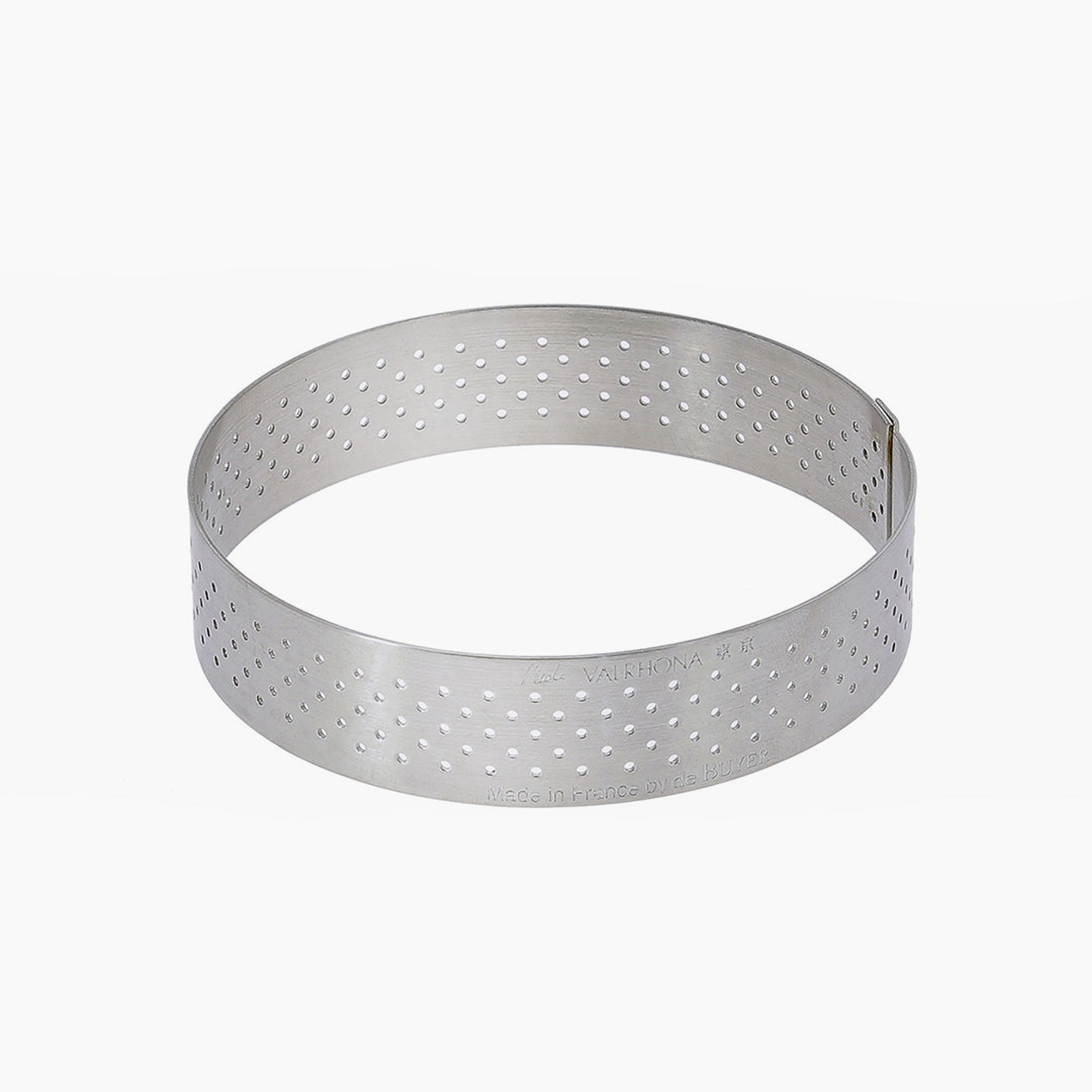 Perforated Round Tart Ring Height 0.8"