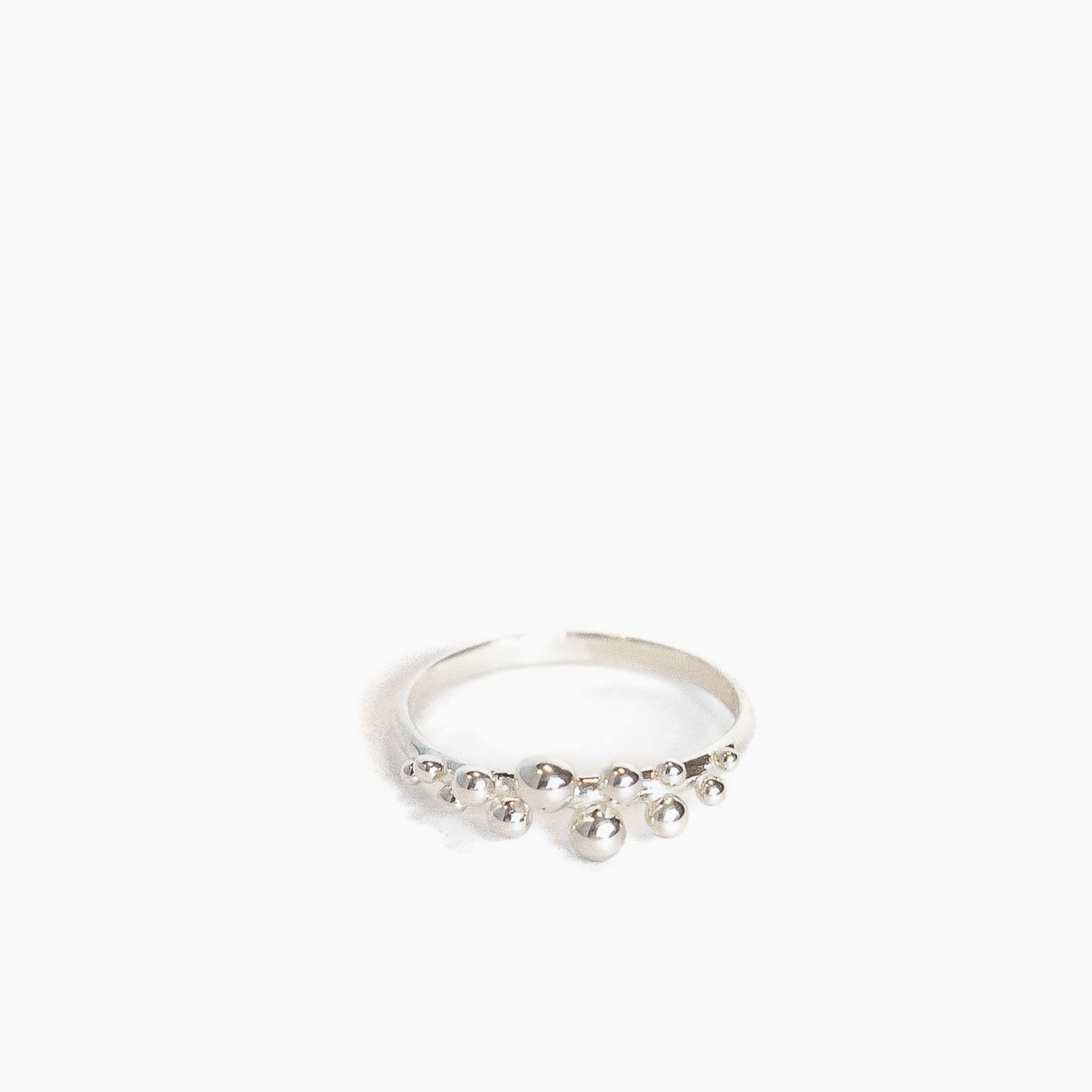 Sterling Silver Dewdrop Ring