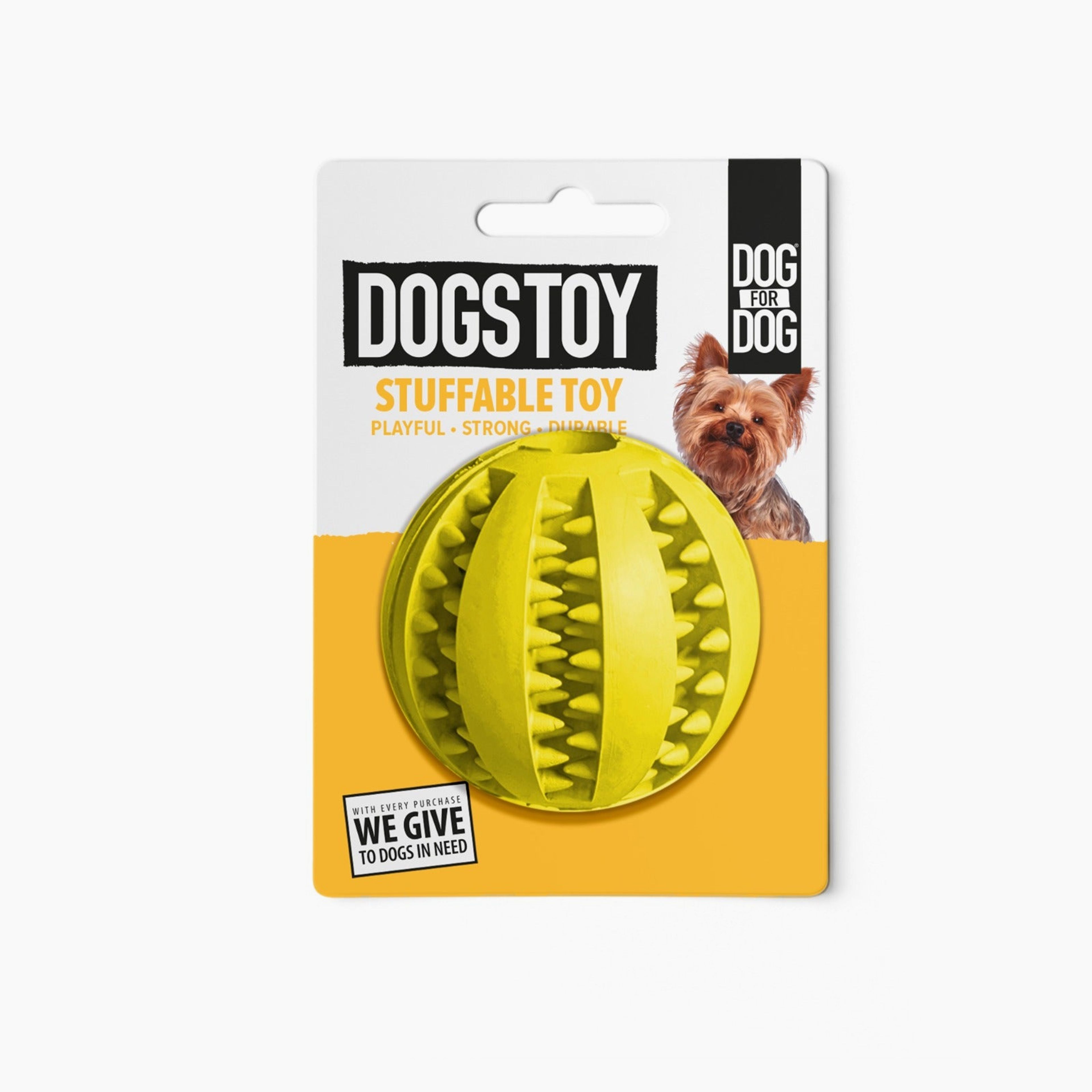Stuffable Ball for Chewing and Teeth DogsToy small