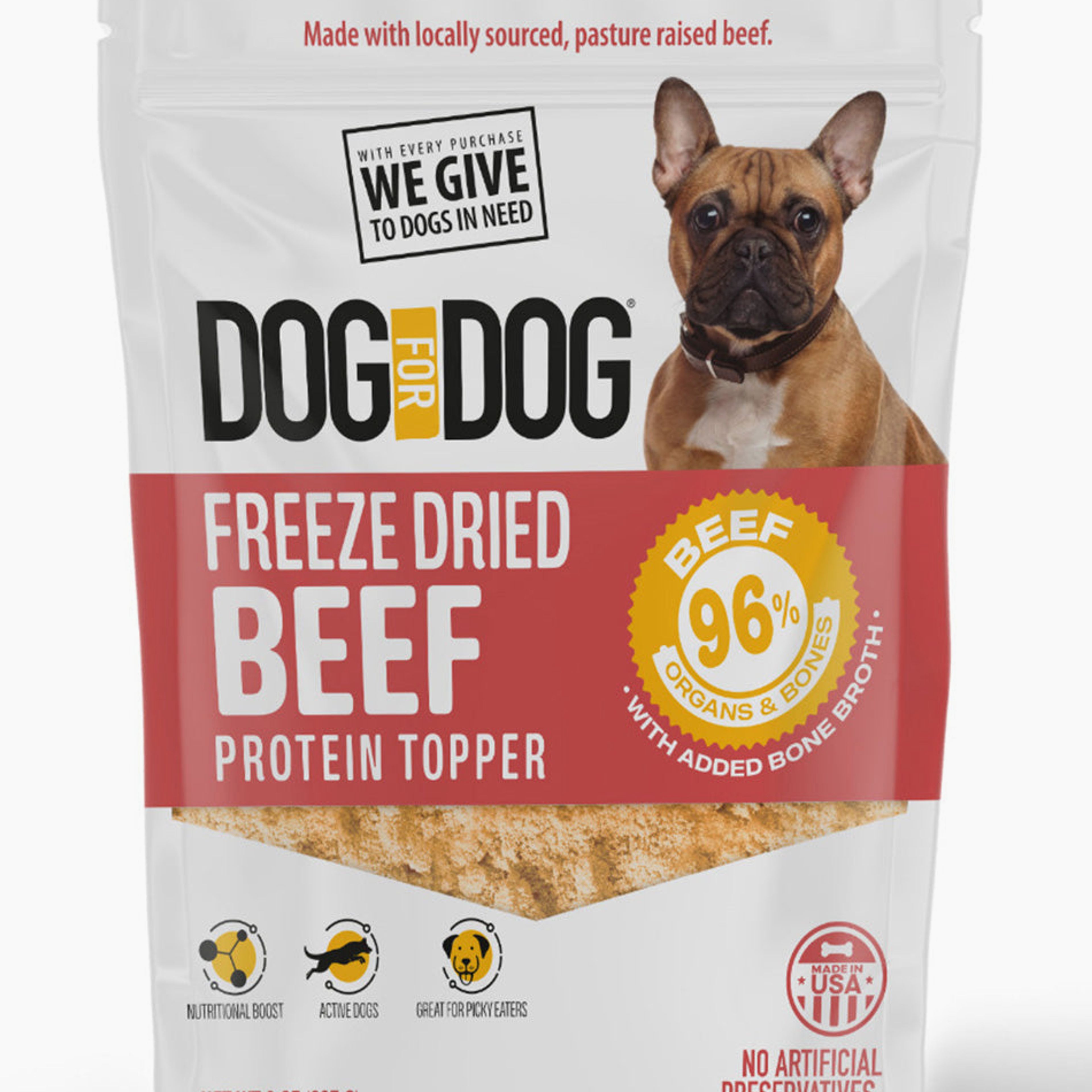 Freeze Dried Protein Topper Beef With Bone Broth