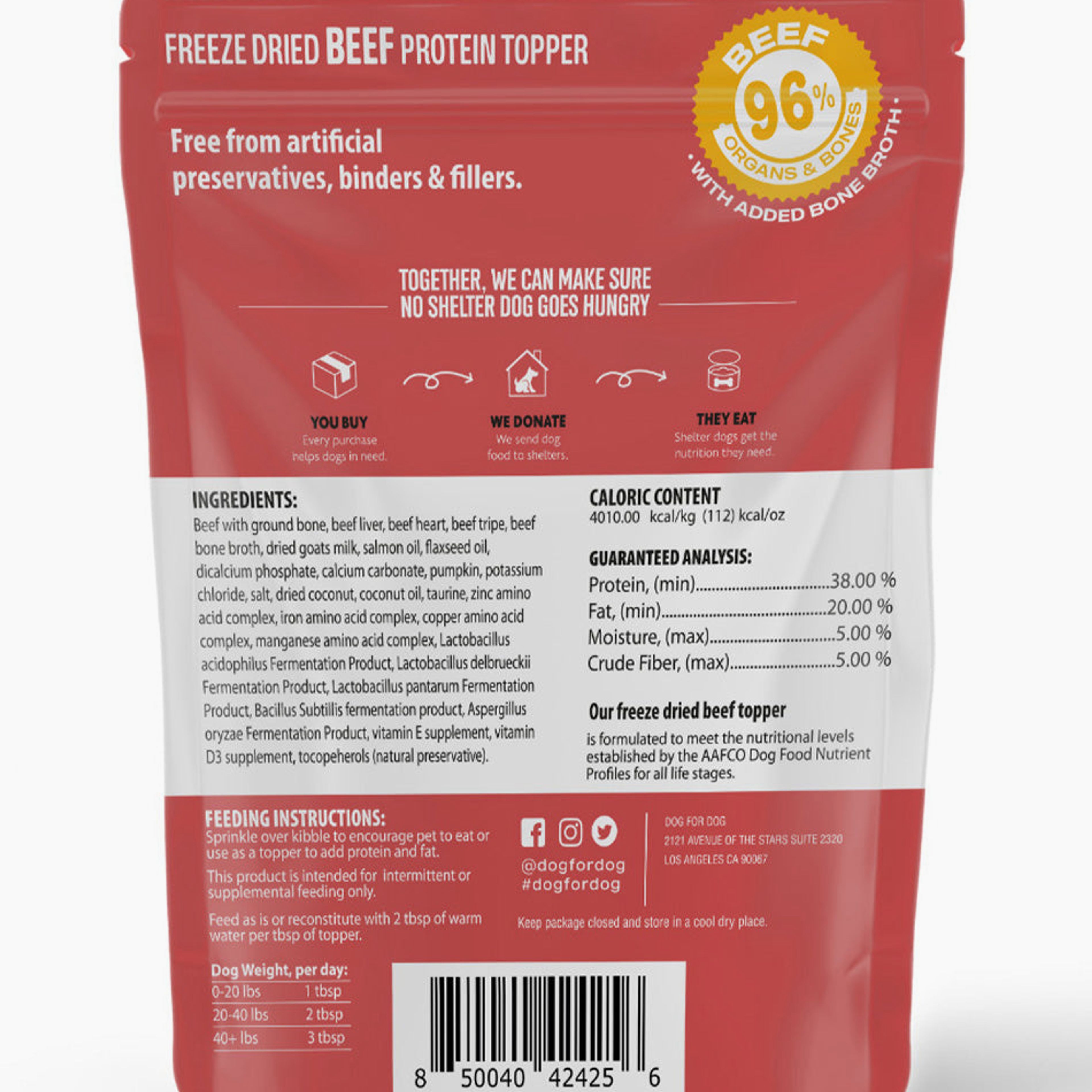 Freeze Dried Protein Topper Beef + Chicken Bundle (4oz)