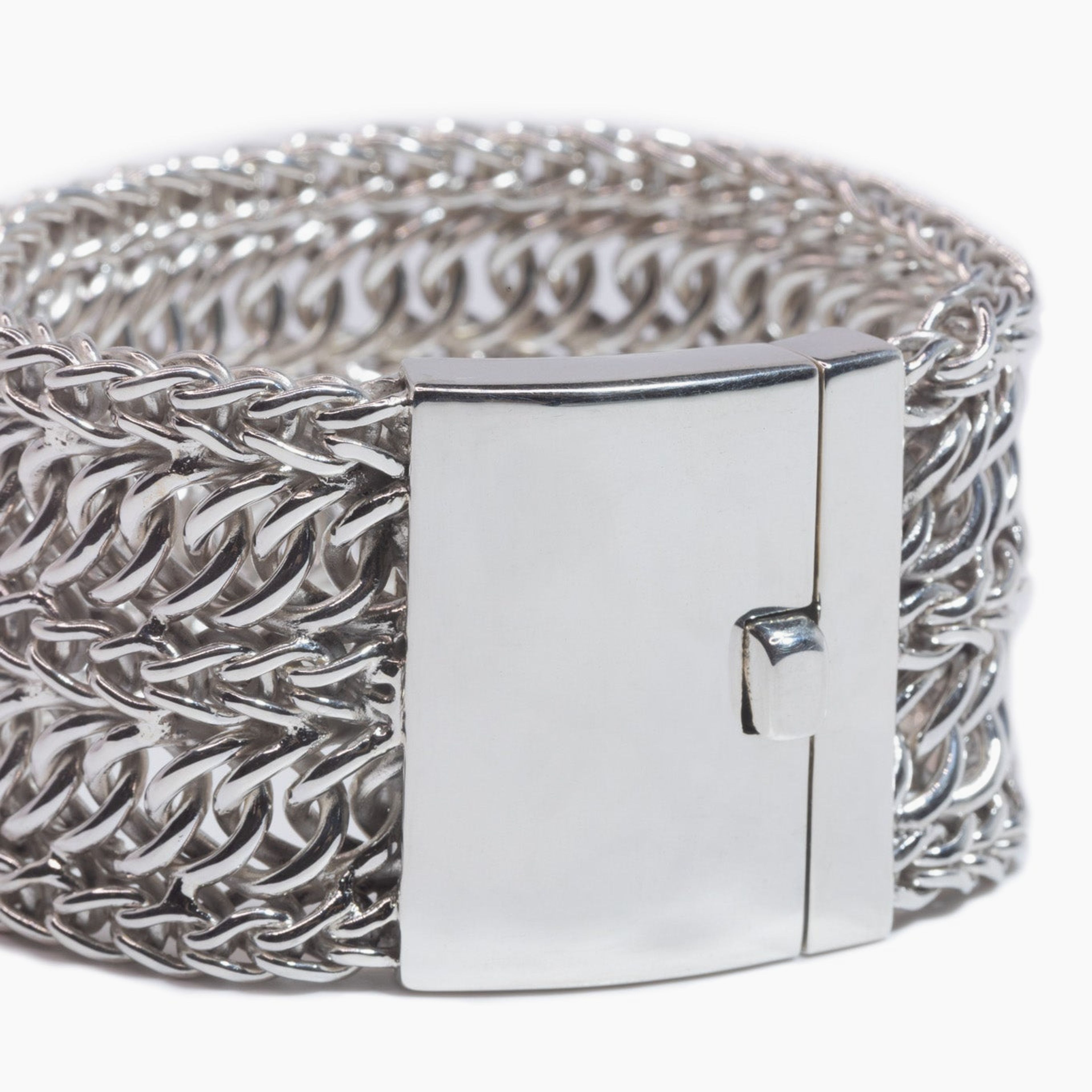 Woven Bracelet with Clasp