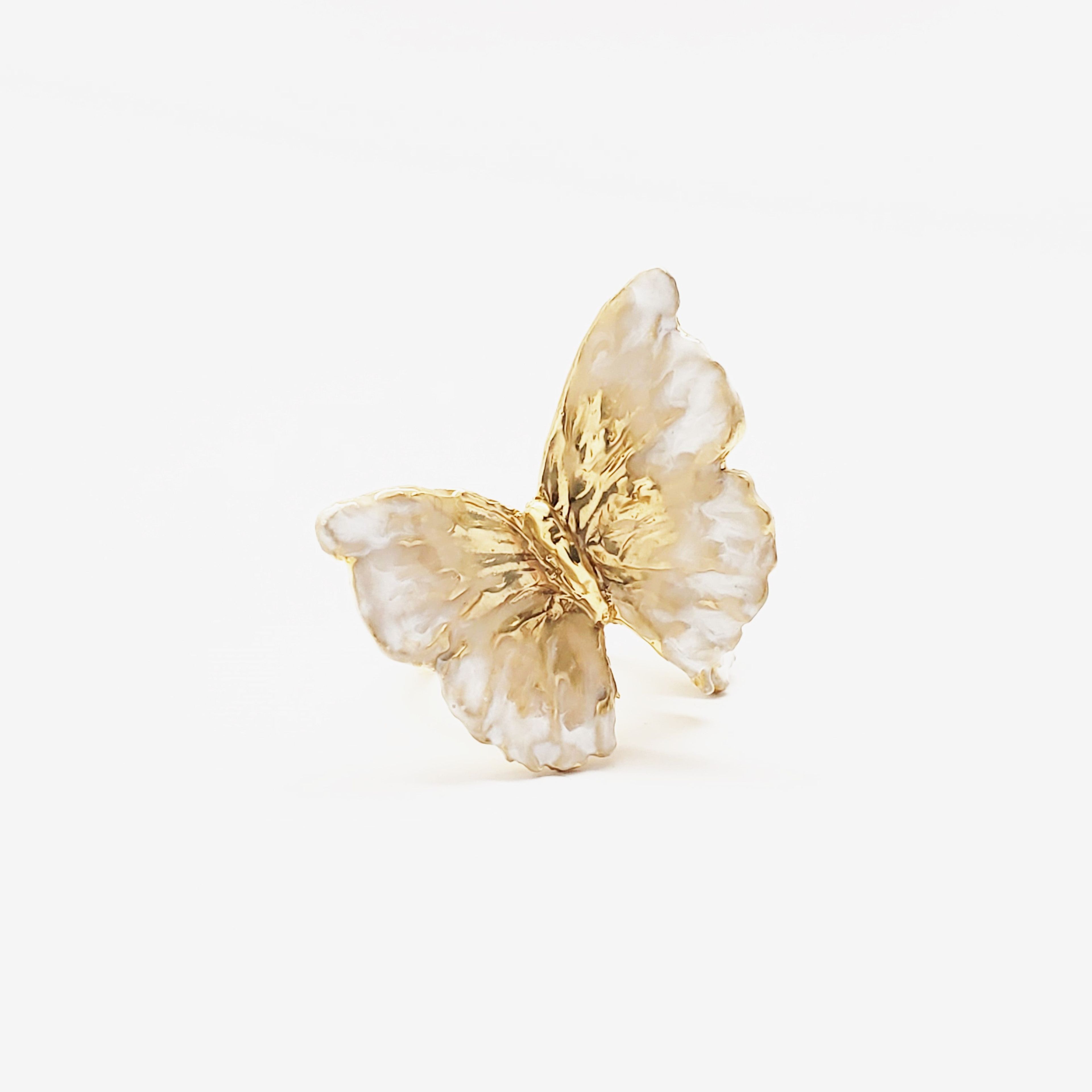 Double Butterfly HOPE Ring