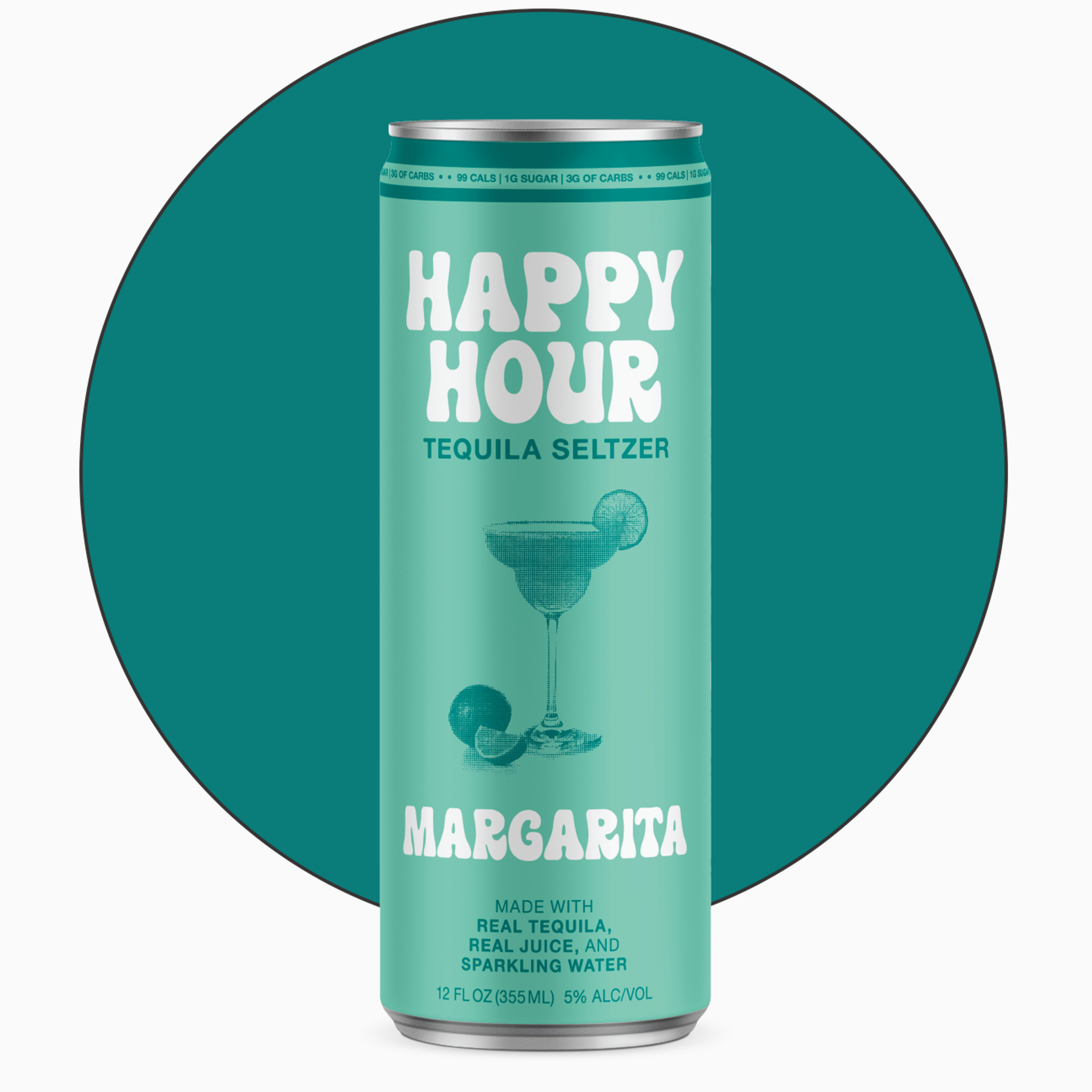 Happy Hour Margarita Tequila Seltzer 8-Pack