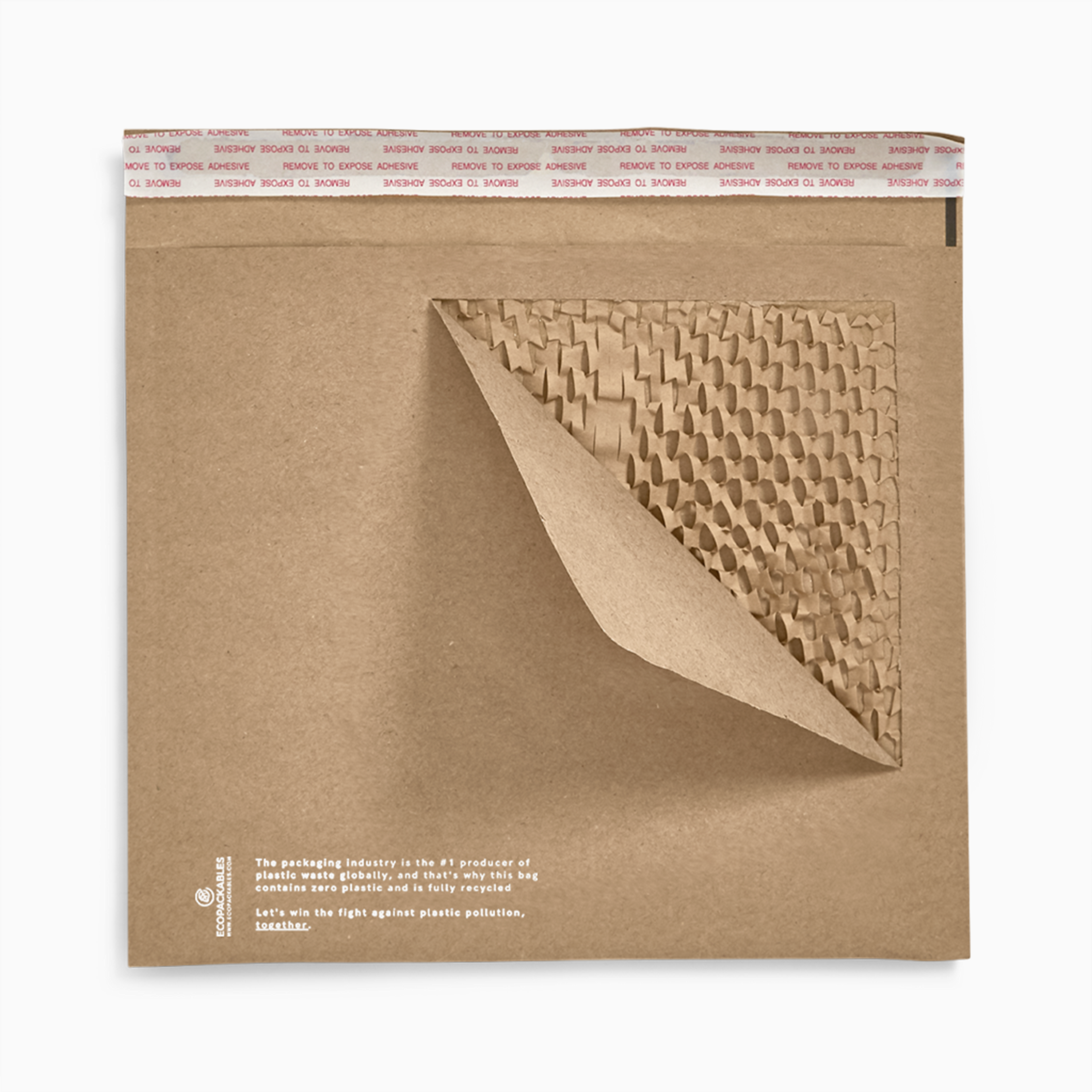 100% Recycled Honeycomb Paper Padded Mailers