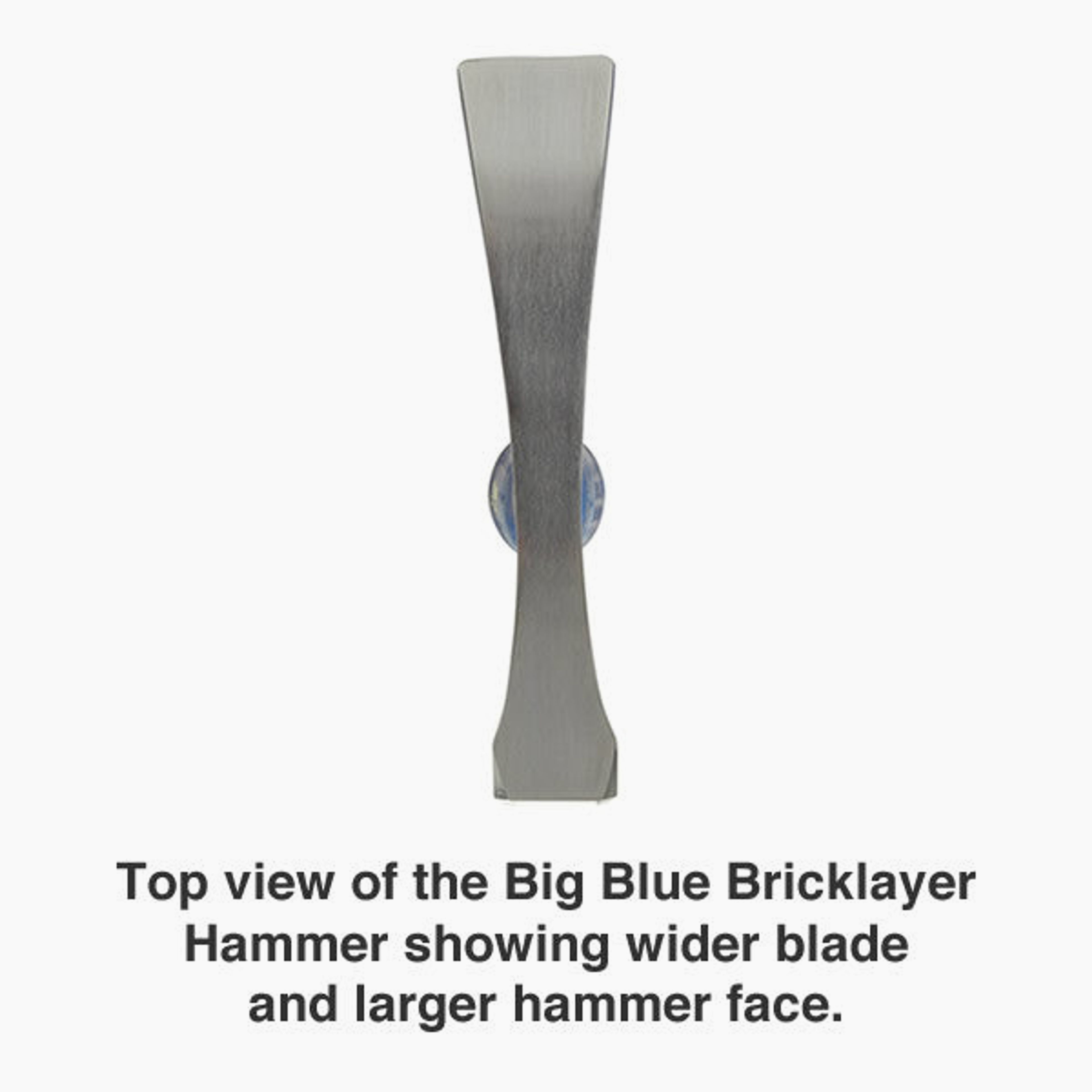 Big Face Bricklayer Hammer - Long Handle
