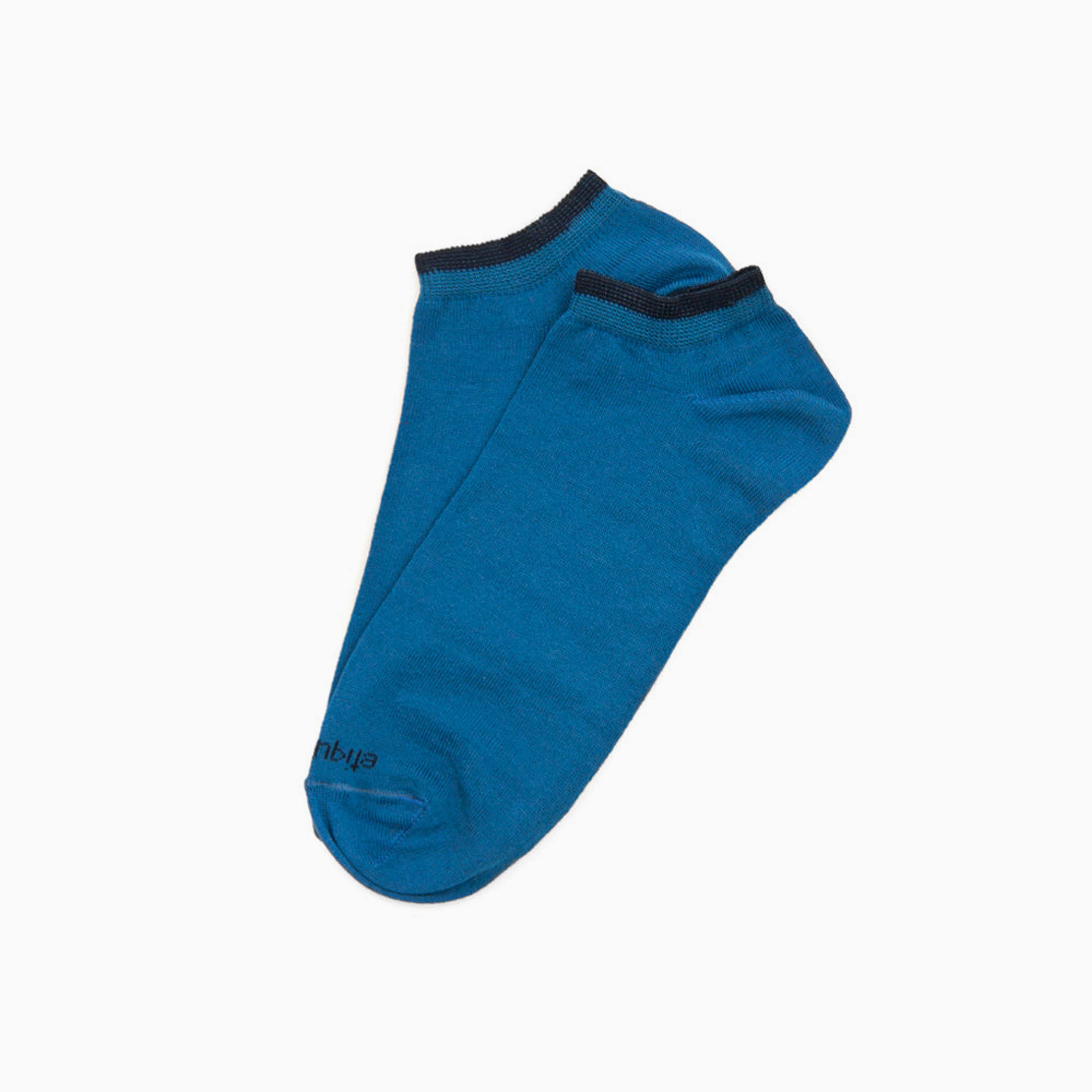 Basic Luxuries Men's Ankle Socks - Blue
