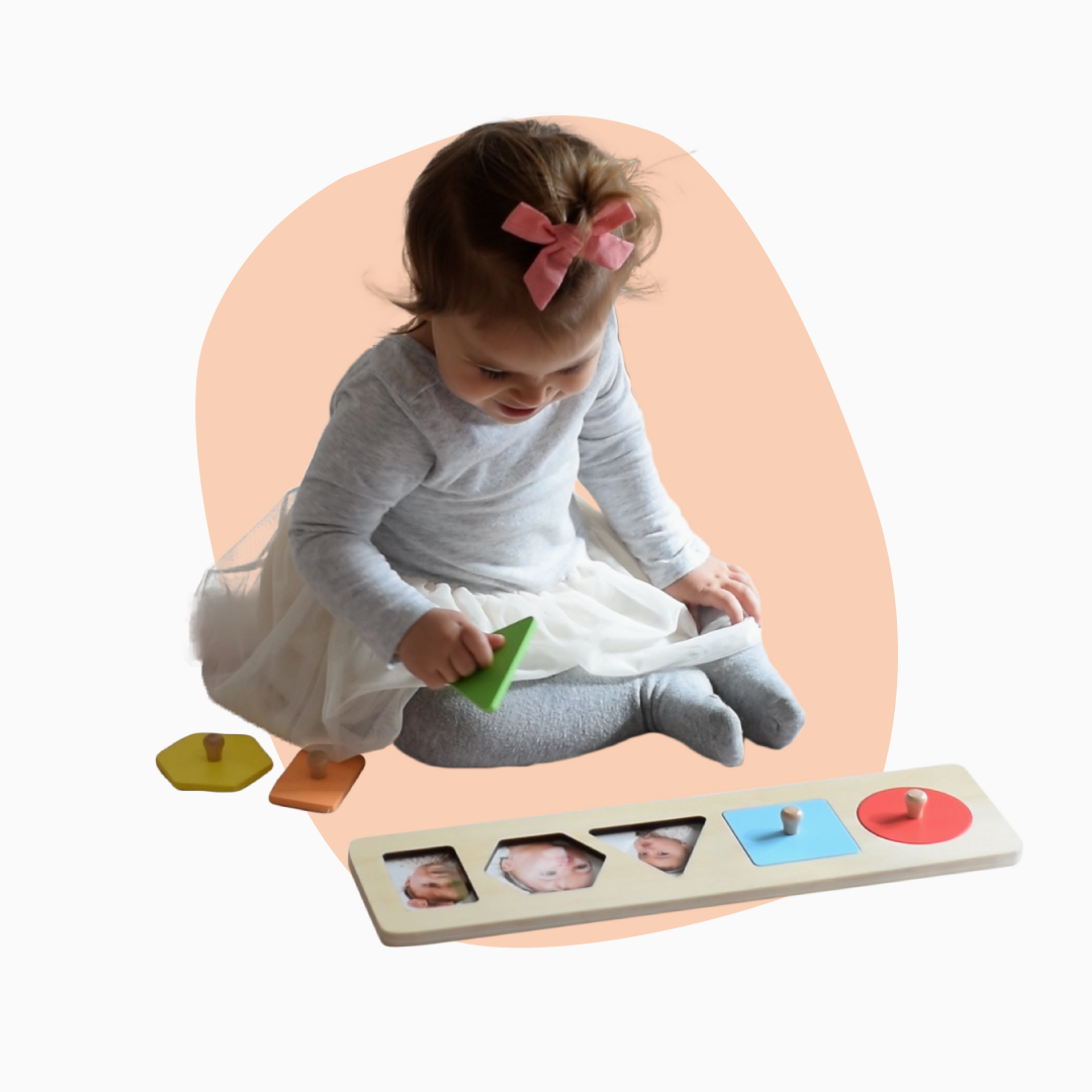 Peekaboo Puzzle Shapes - Insert Your Own Pictures