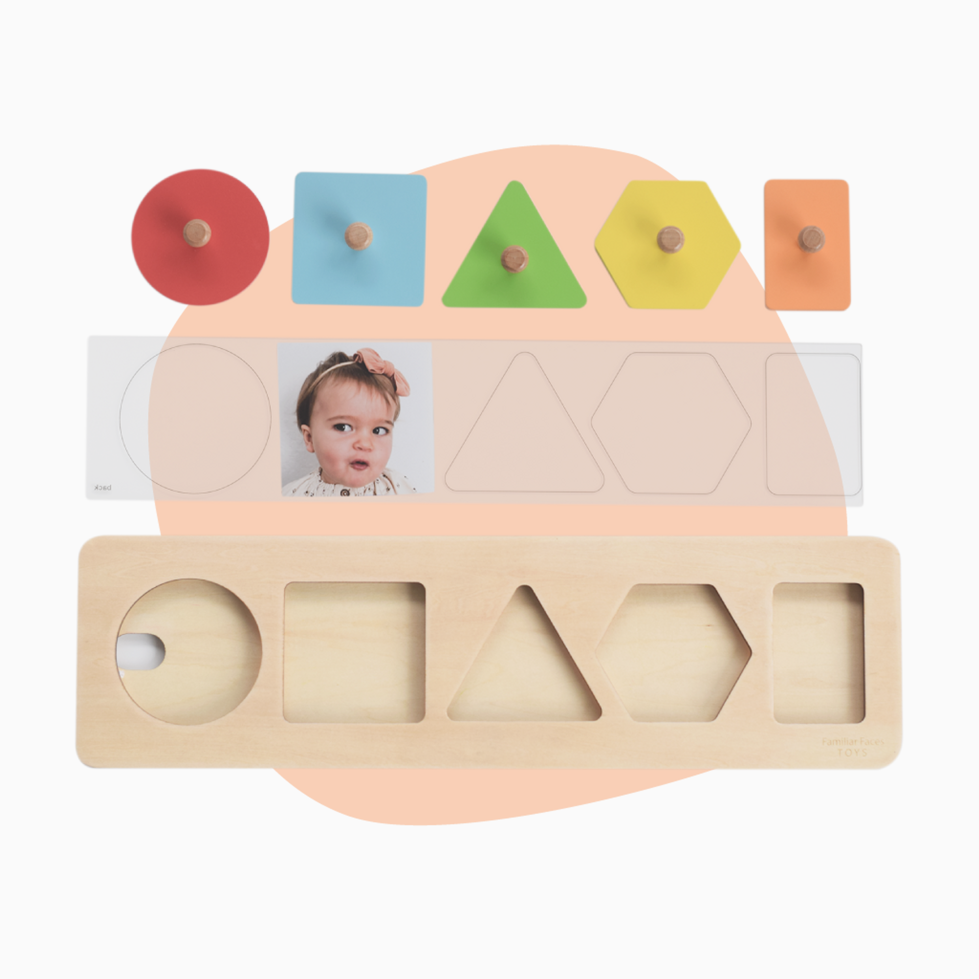 Peekaboo Puzzle Shapes - Insert Your Own Pictures