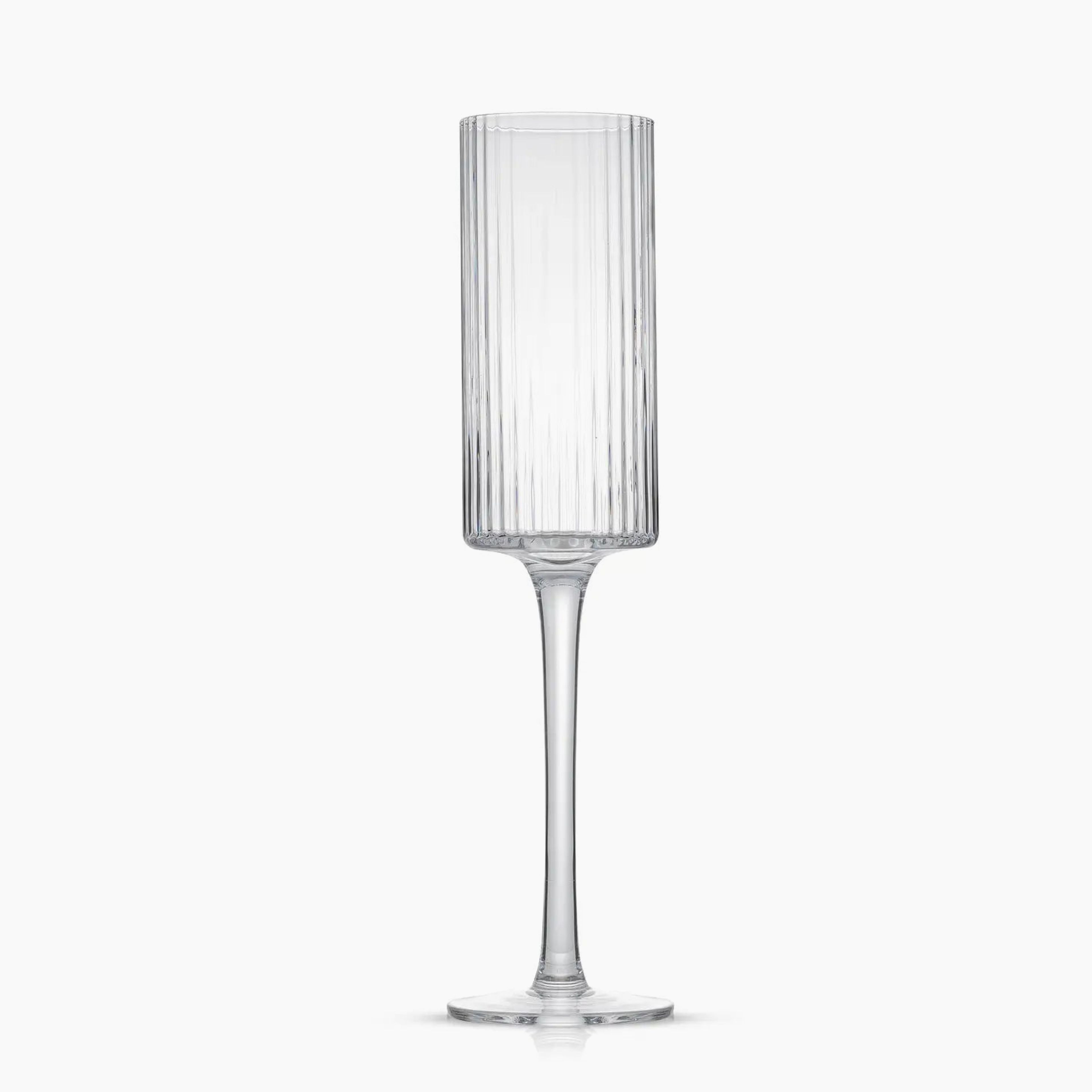 Ribbed Champagne Glass - Set of 2