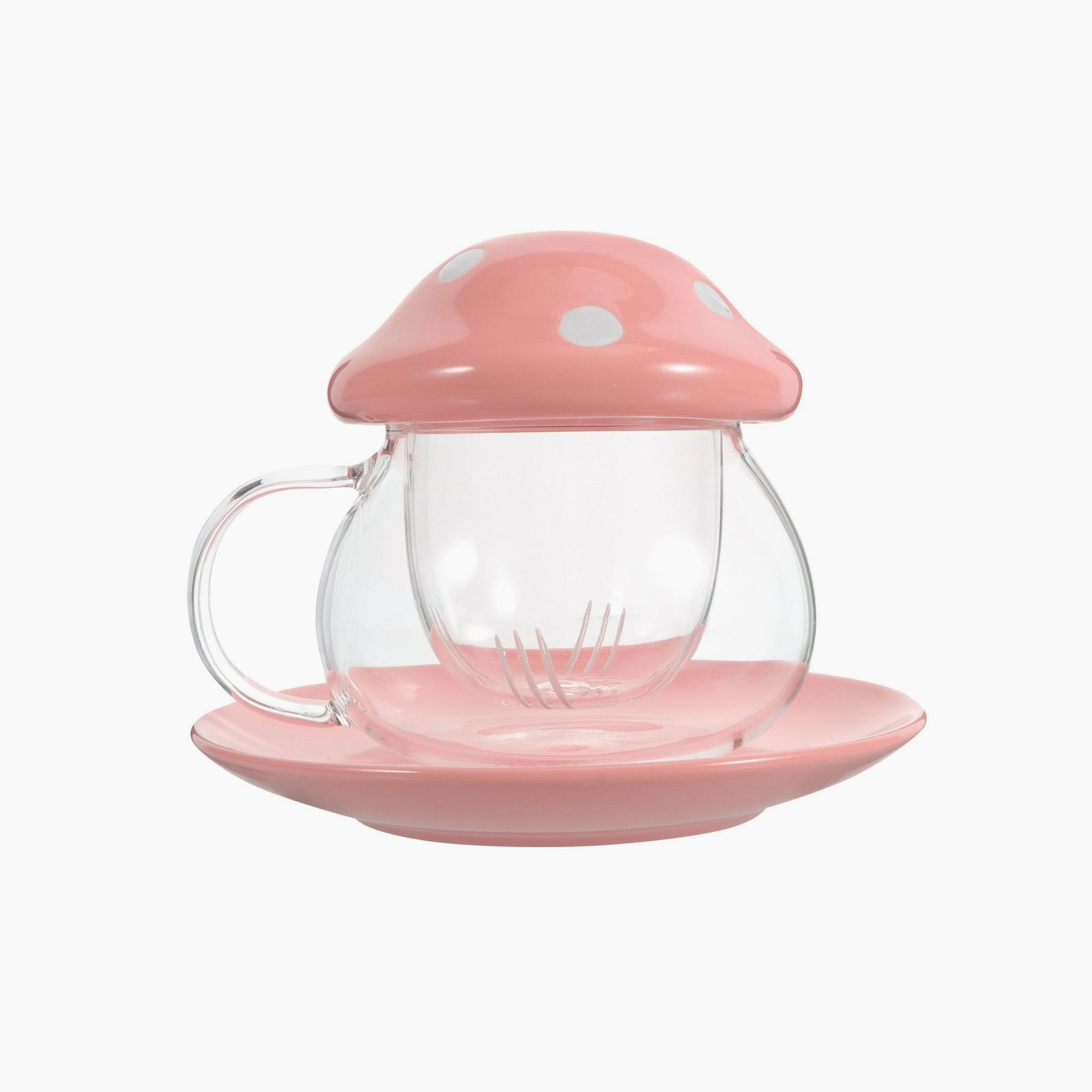Mushroom Tea Infuser Glass - 10 OZ