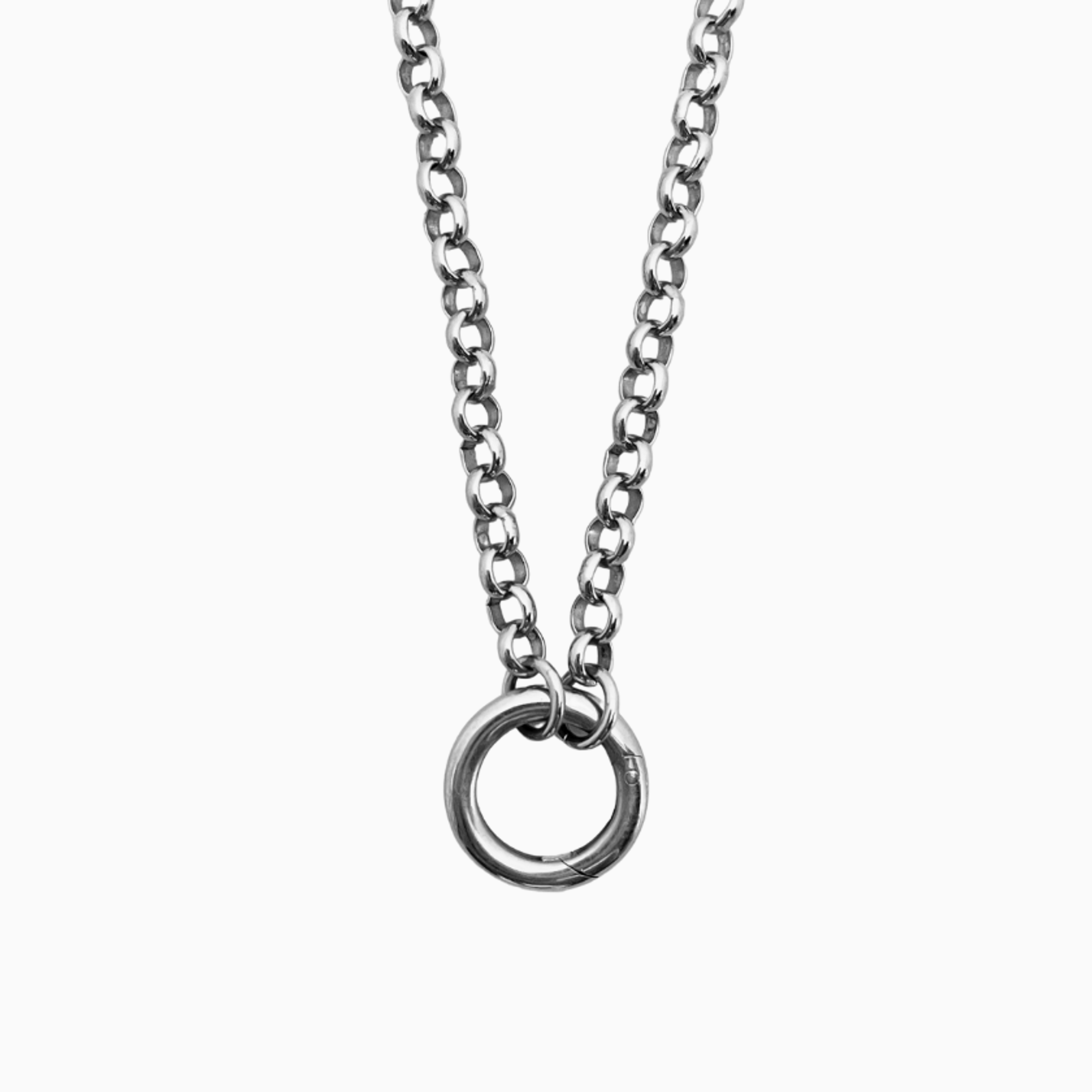 Rolo Loop Charm Necklace - 24"