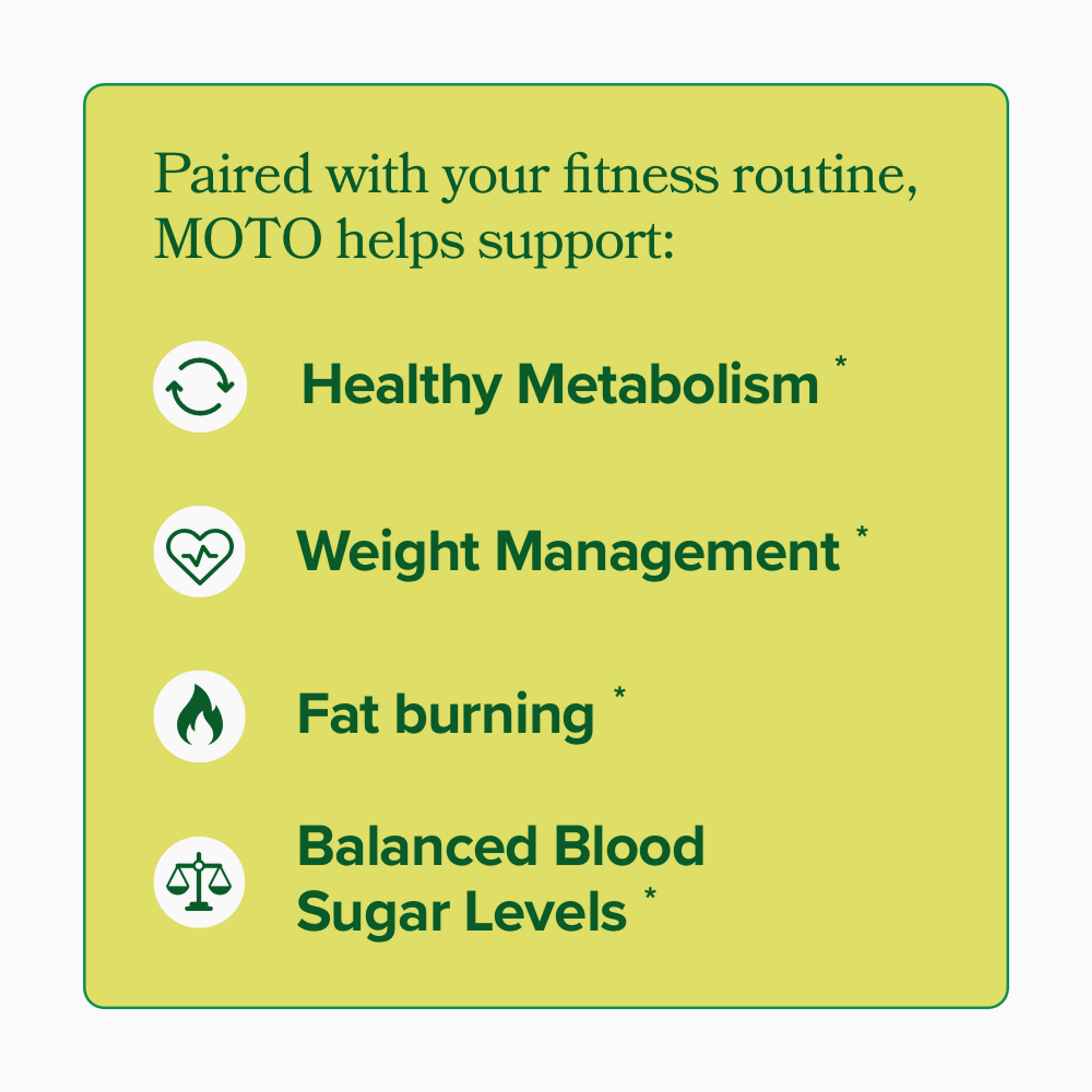 MOTO - Metabolism Vitamin Capsules