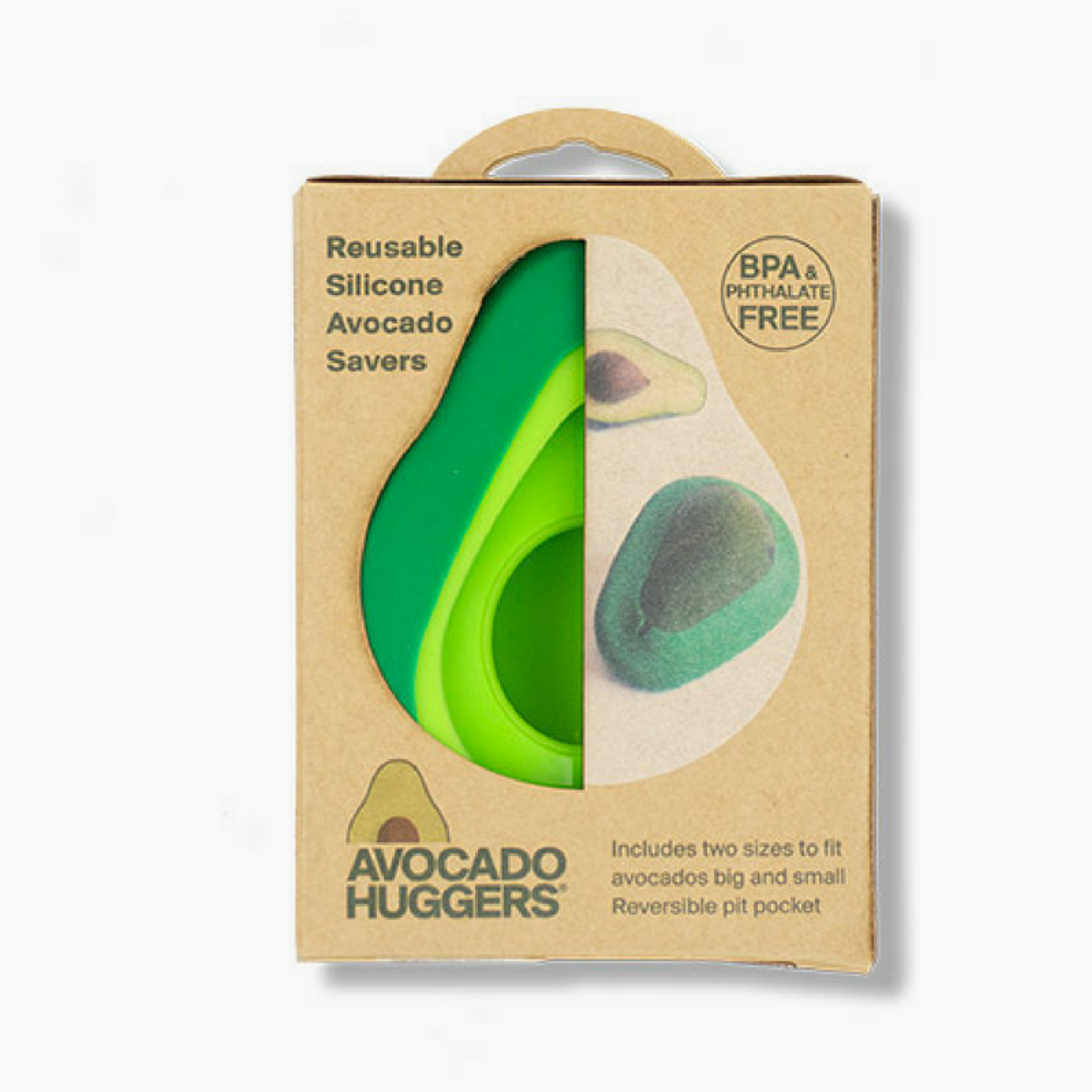 Set of 2 Avocado Huggers - Fresh Green