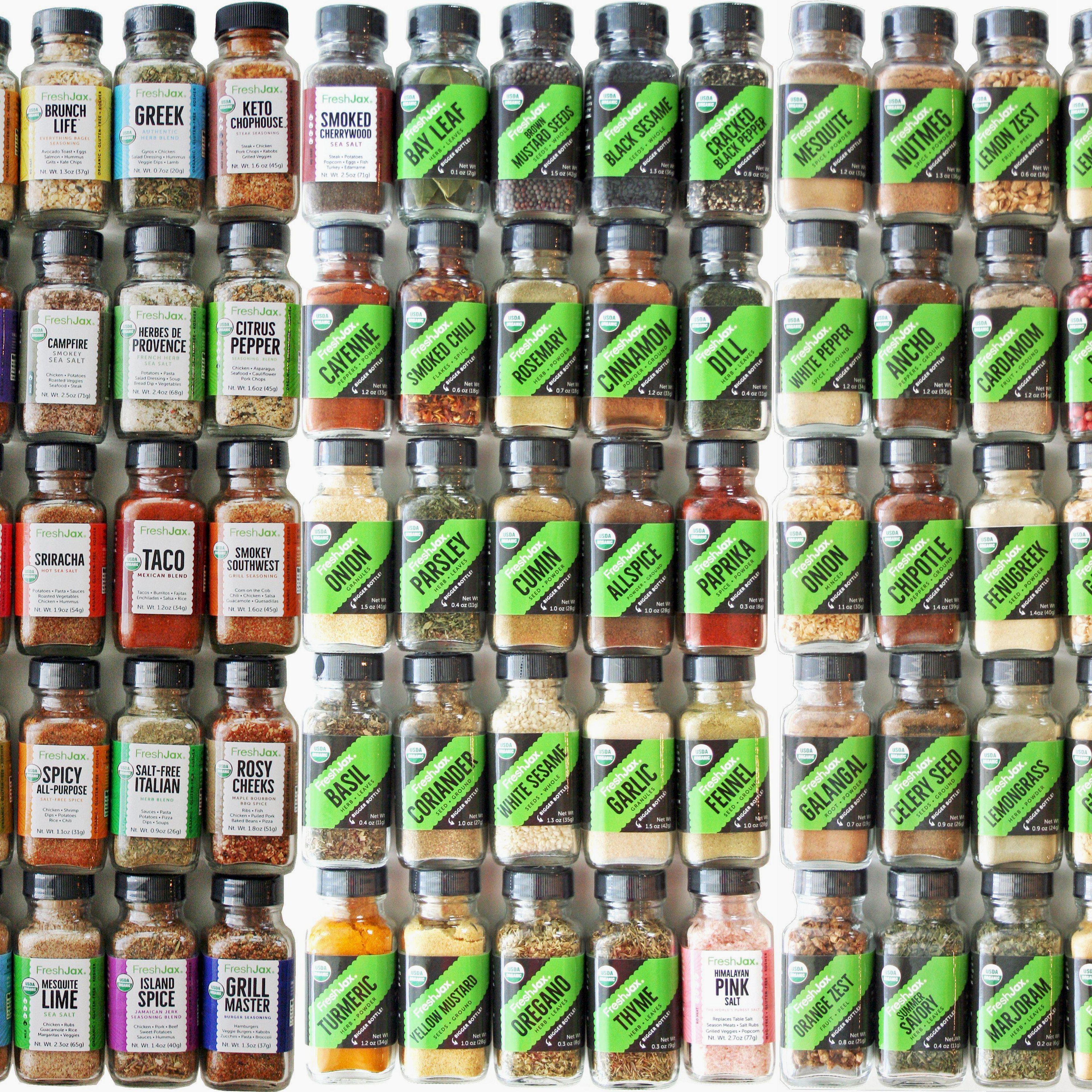 Seasonings + Spices Organic 75-pack Starter Collection