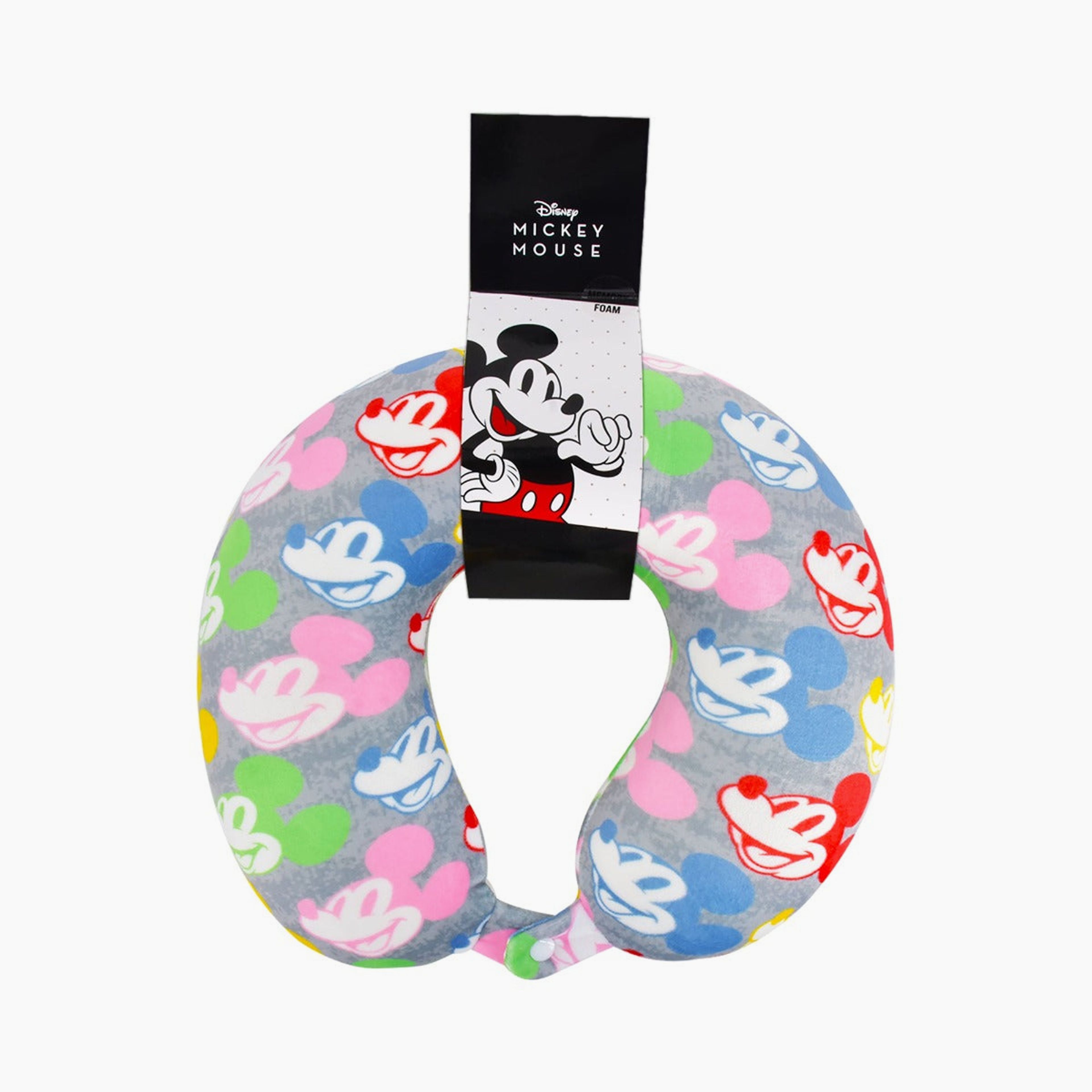Disney Mickey Mouse Travel Neck Pillow with Memory Foam
