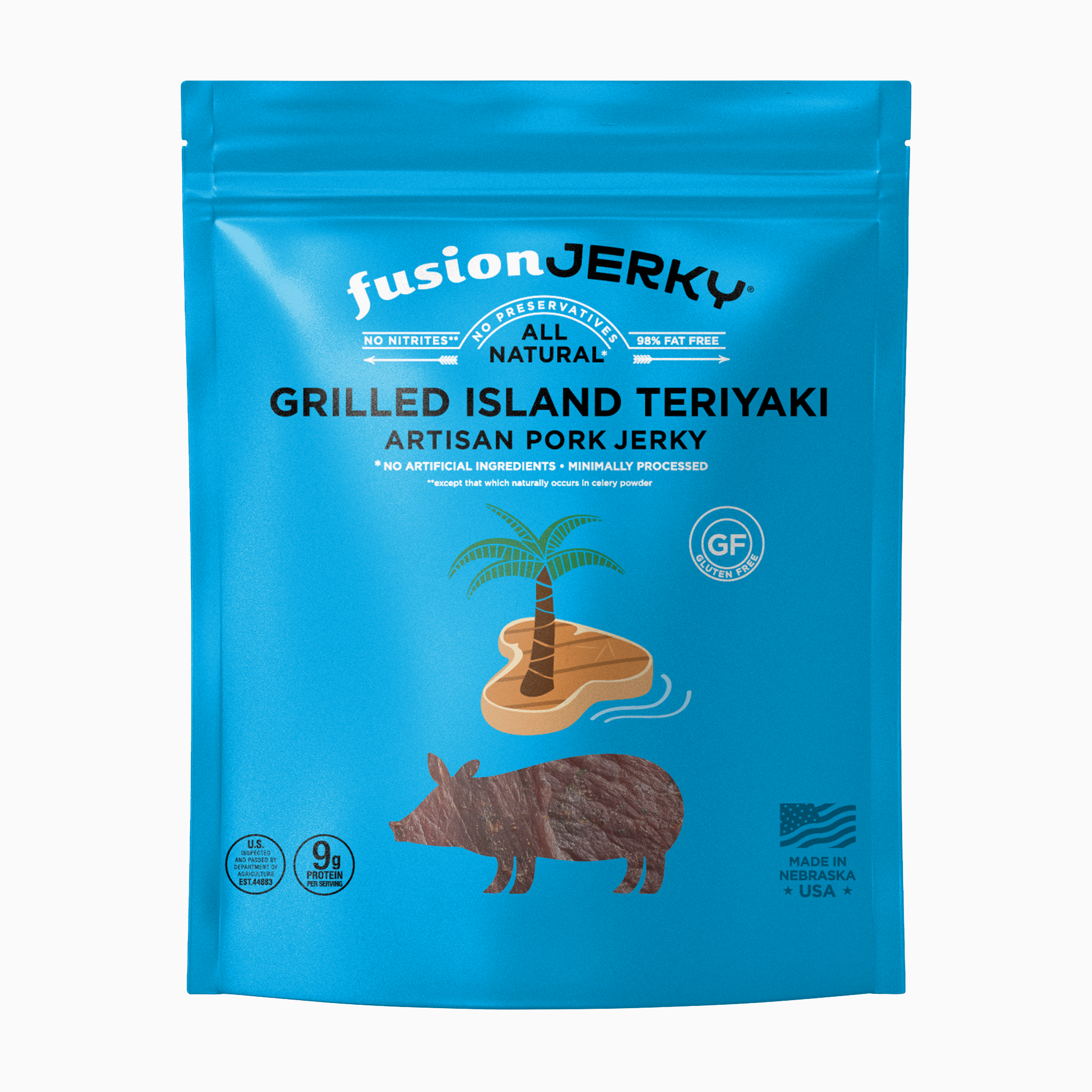 Grilled Island Teriyaki Pork Jerky