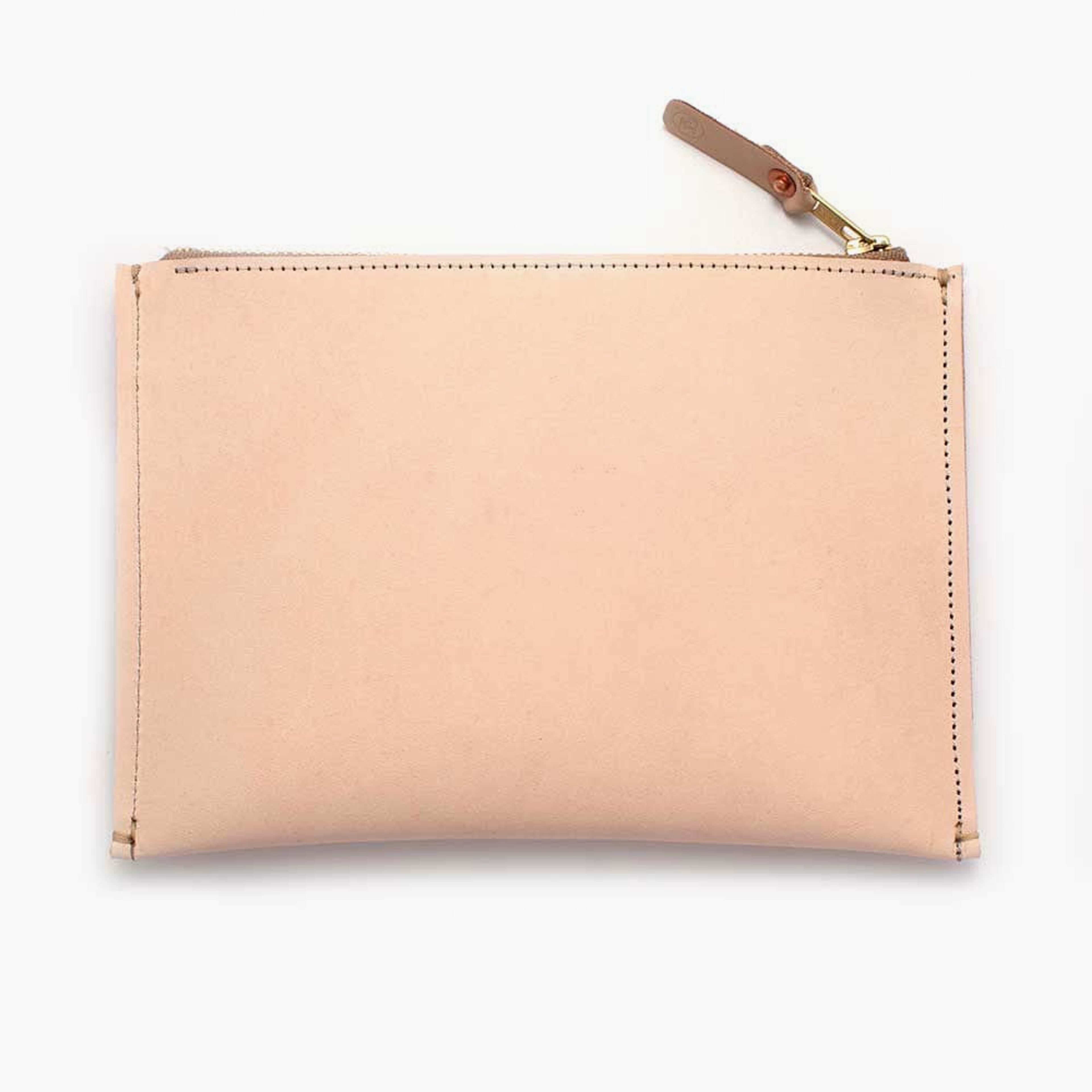 All-Purpose Leather Pouch- Blonde