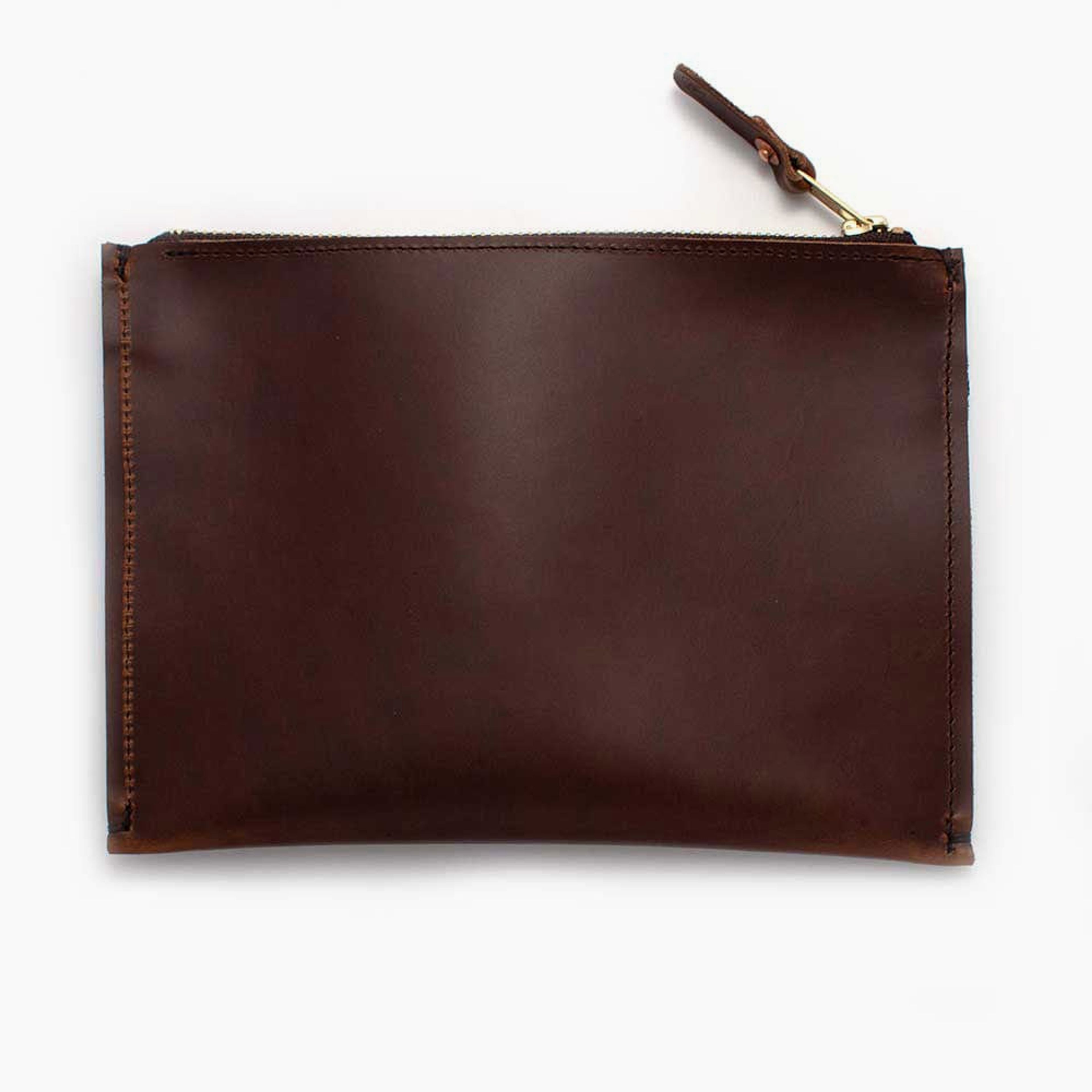 All-Purpose Leather Pouch- Waxy Brown