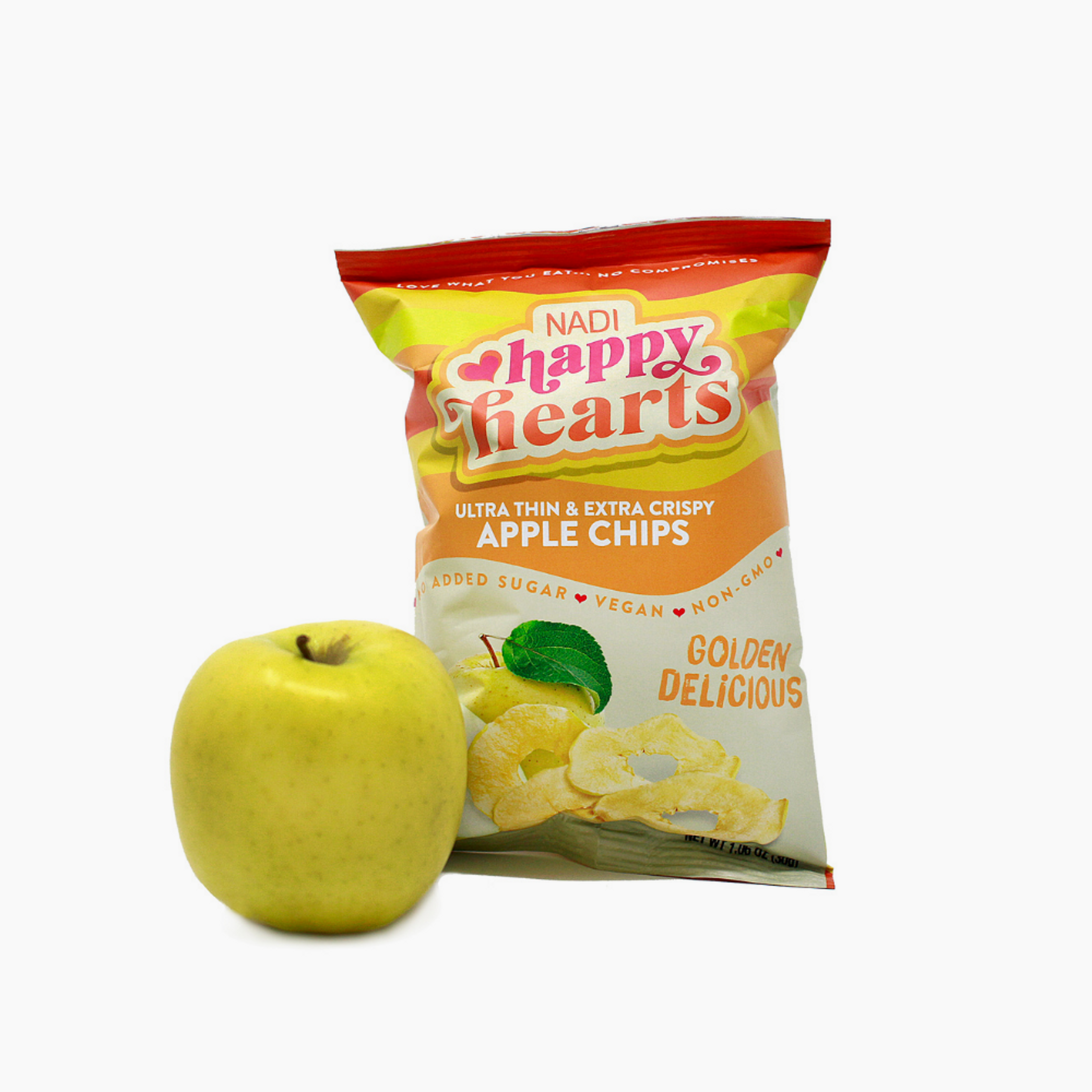 Happy Hearts Apple Chips, Variety Flavors (6 pack)