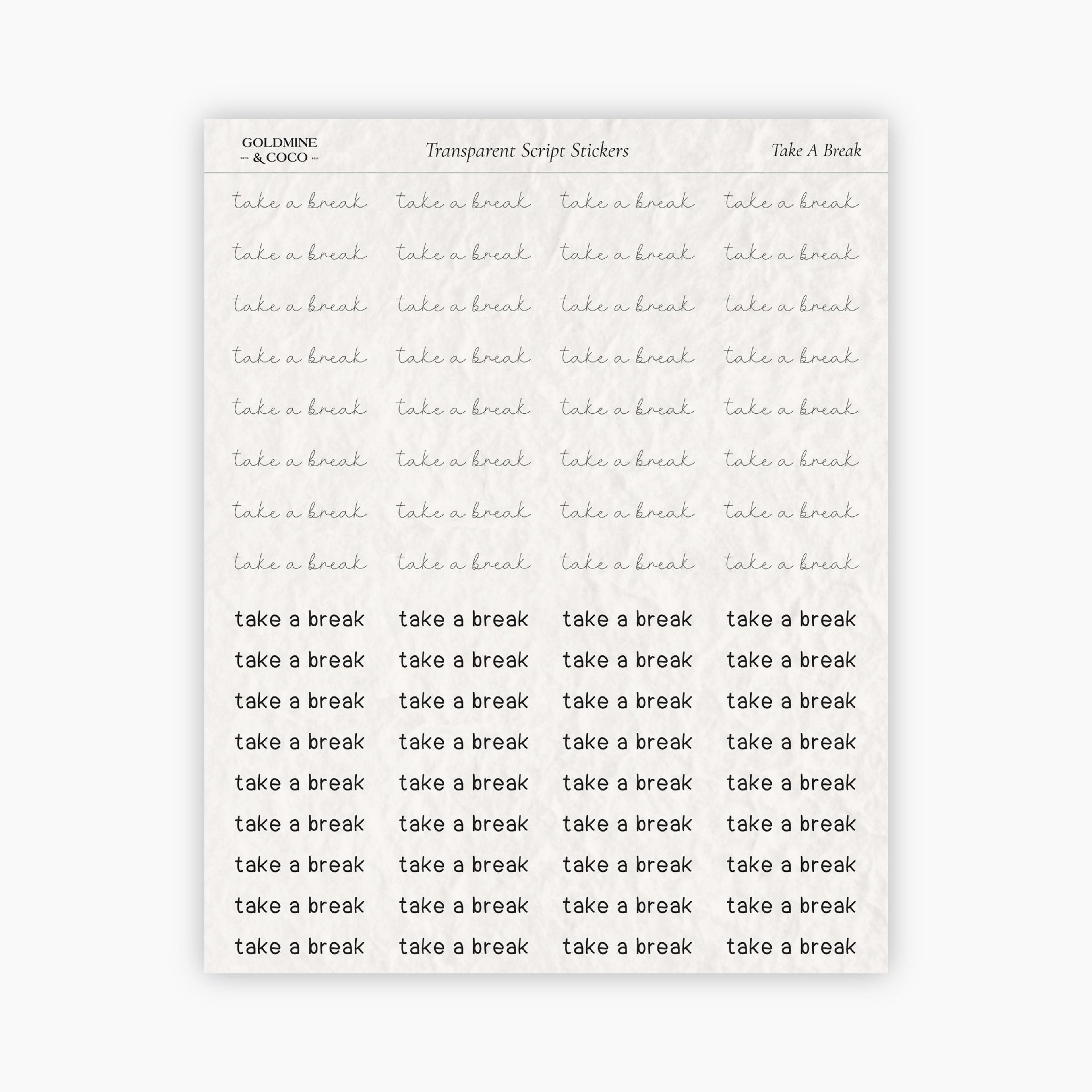 Home Script Sticker Pack