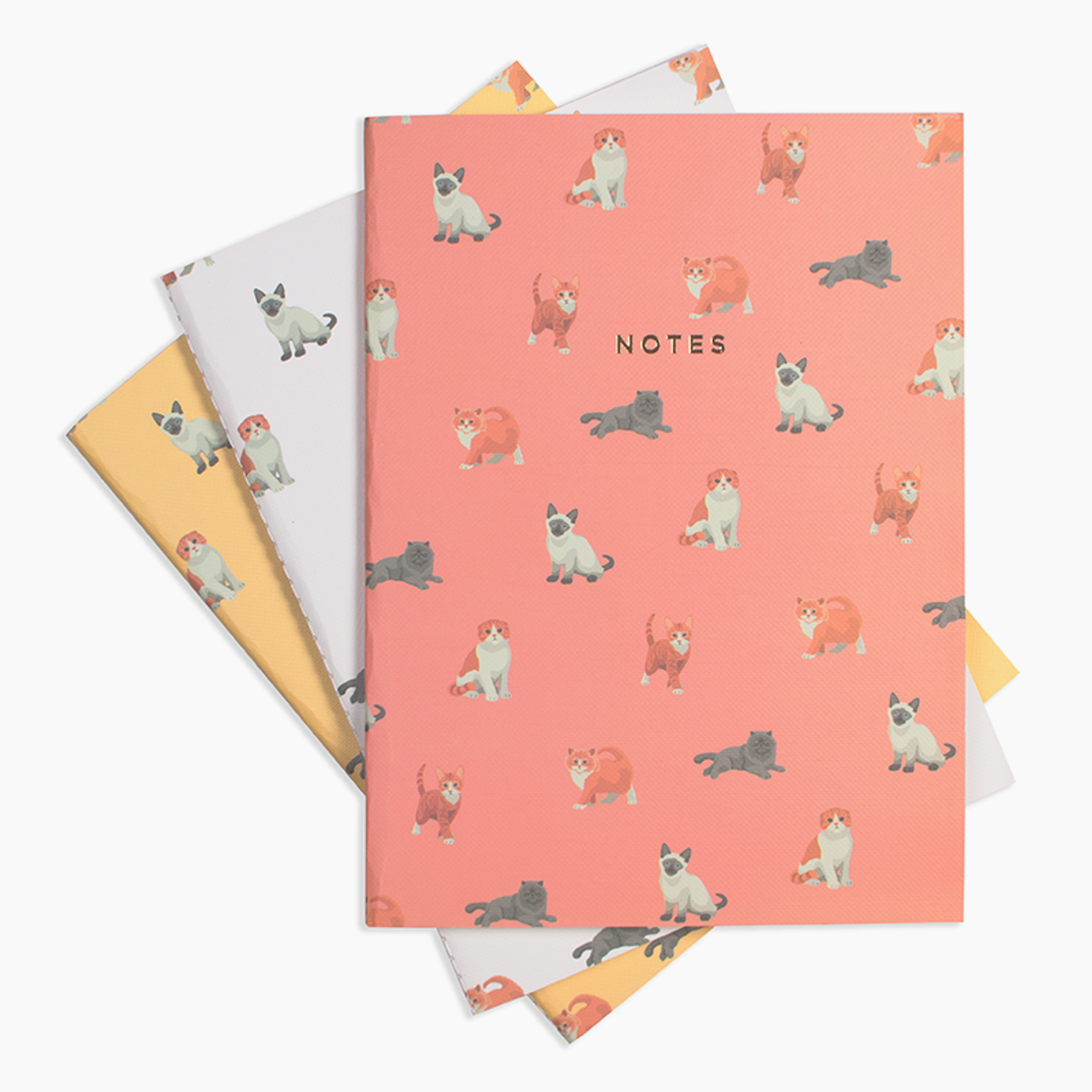 Large Meow Meow Notebook 3/Set
