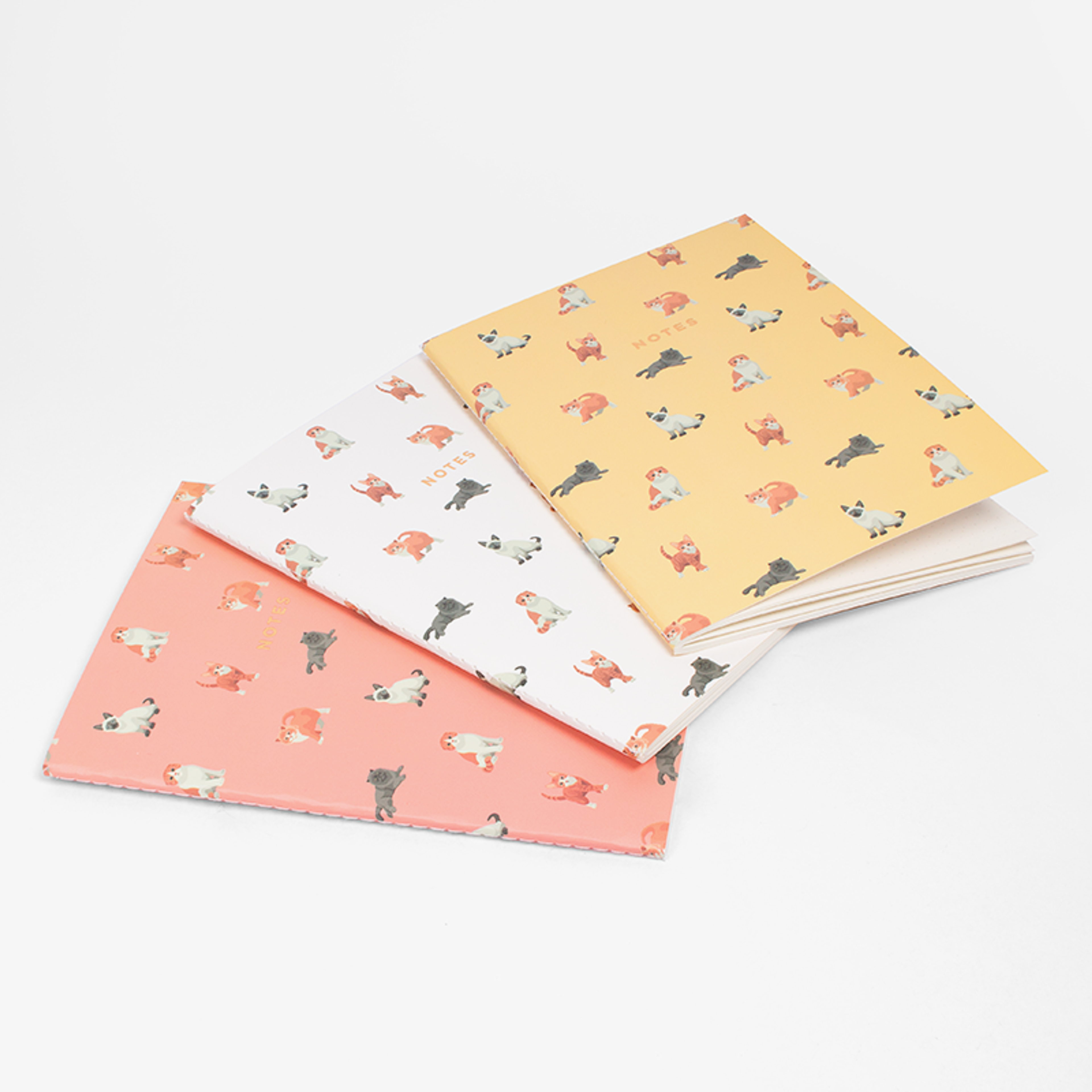 Large Meow Meow Notebook 3/Set