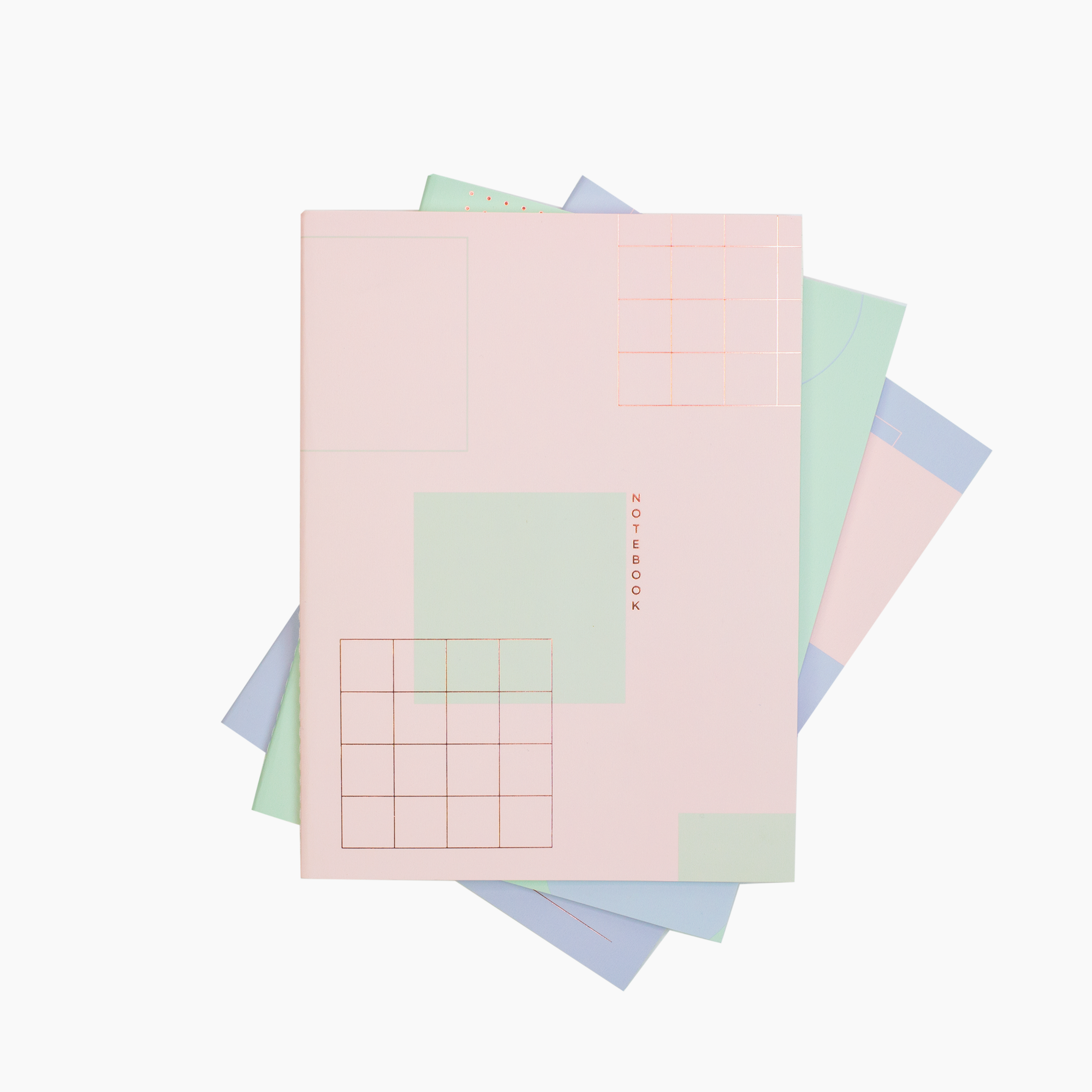 WTF soft cover-Grid dotted and lined notebook(SET OF 3)