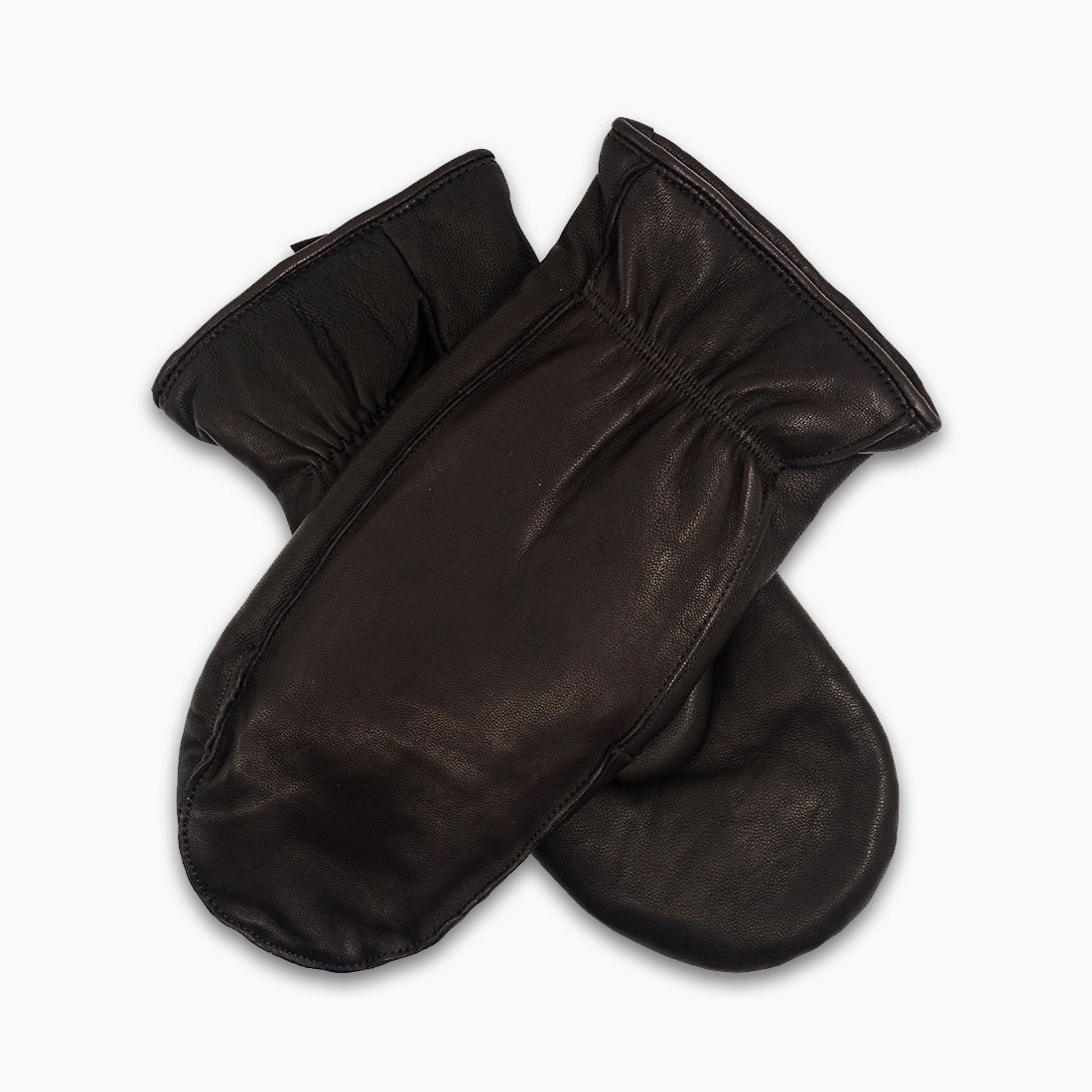 Harssidanzar Mens Lambskin Leather Outdoor Mittens Gloves Thermolite Lined