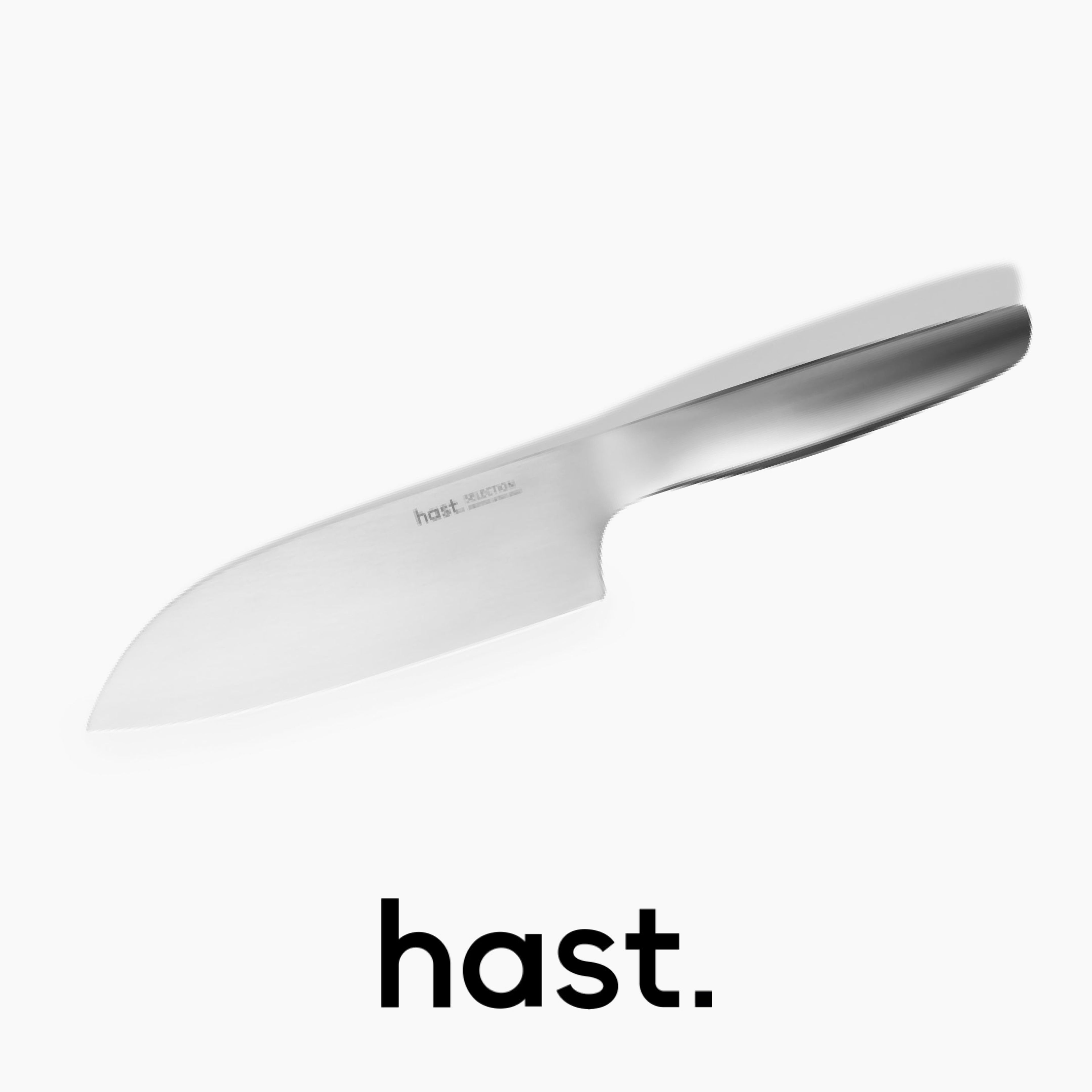 Hast Selection 6.3 Inch Japanese Carbon Steel Santoku Knife