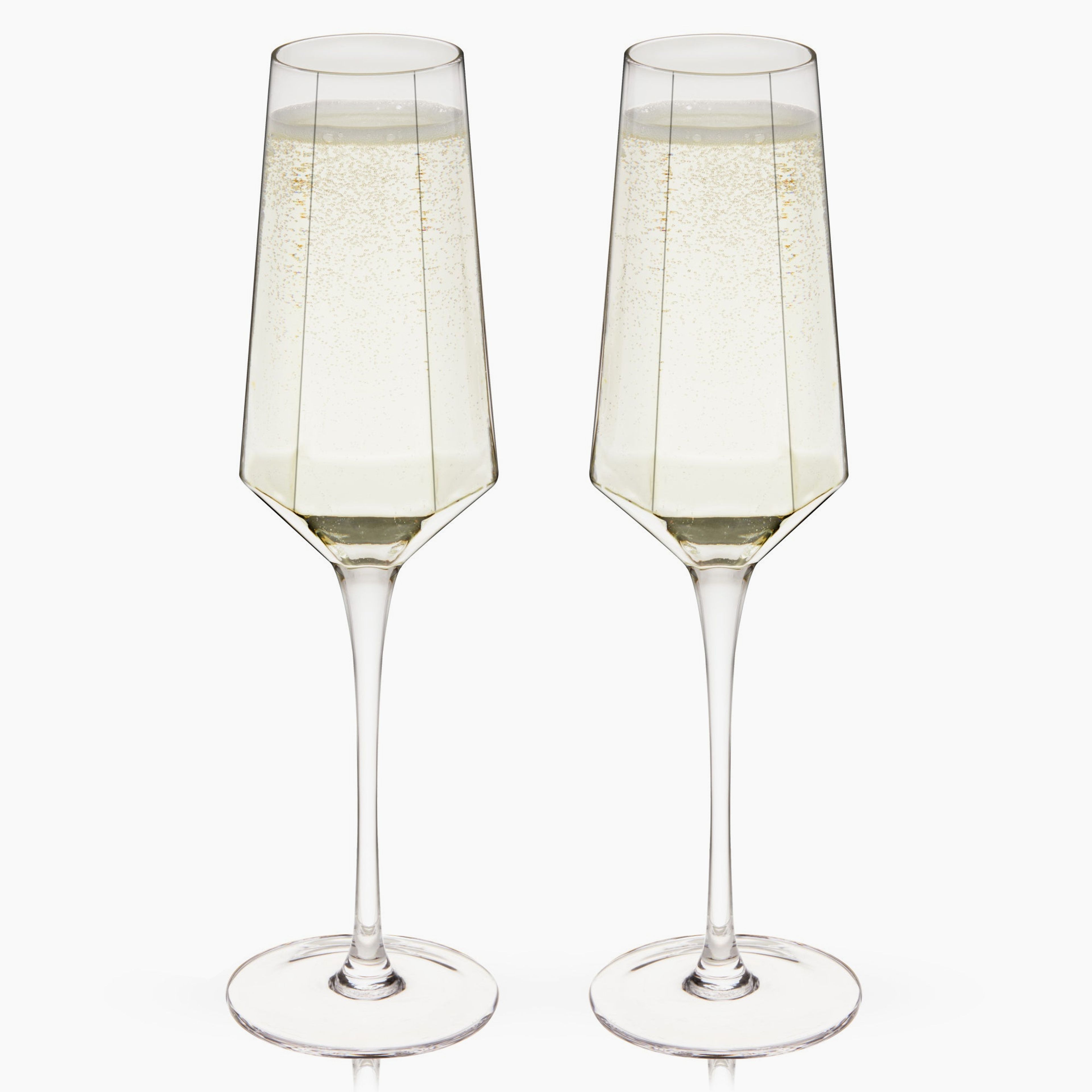 Seneca Stemmed Champagne Flutes (Set of 2) by Viski