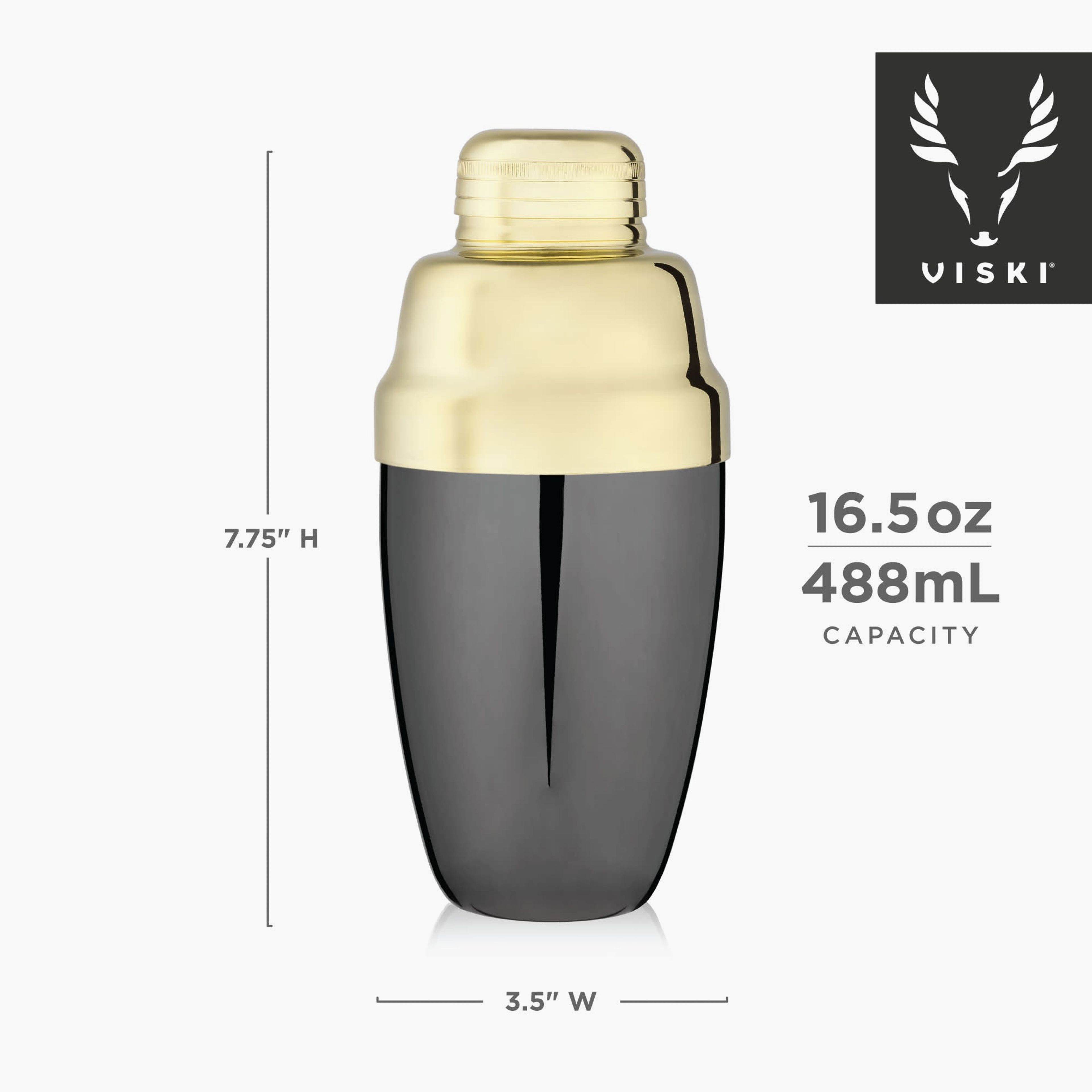 Two-Toned Heavyweight Cocktail Shaker by Viski