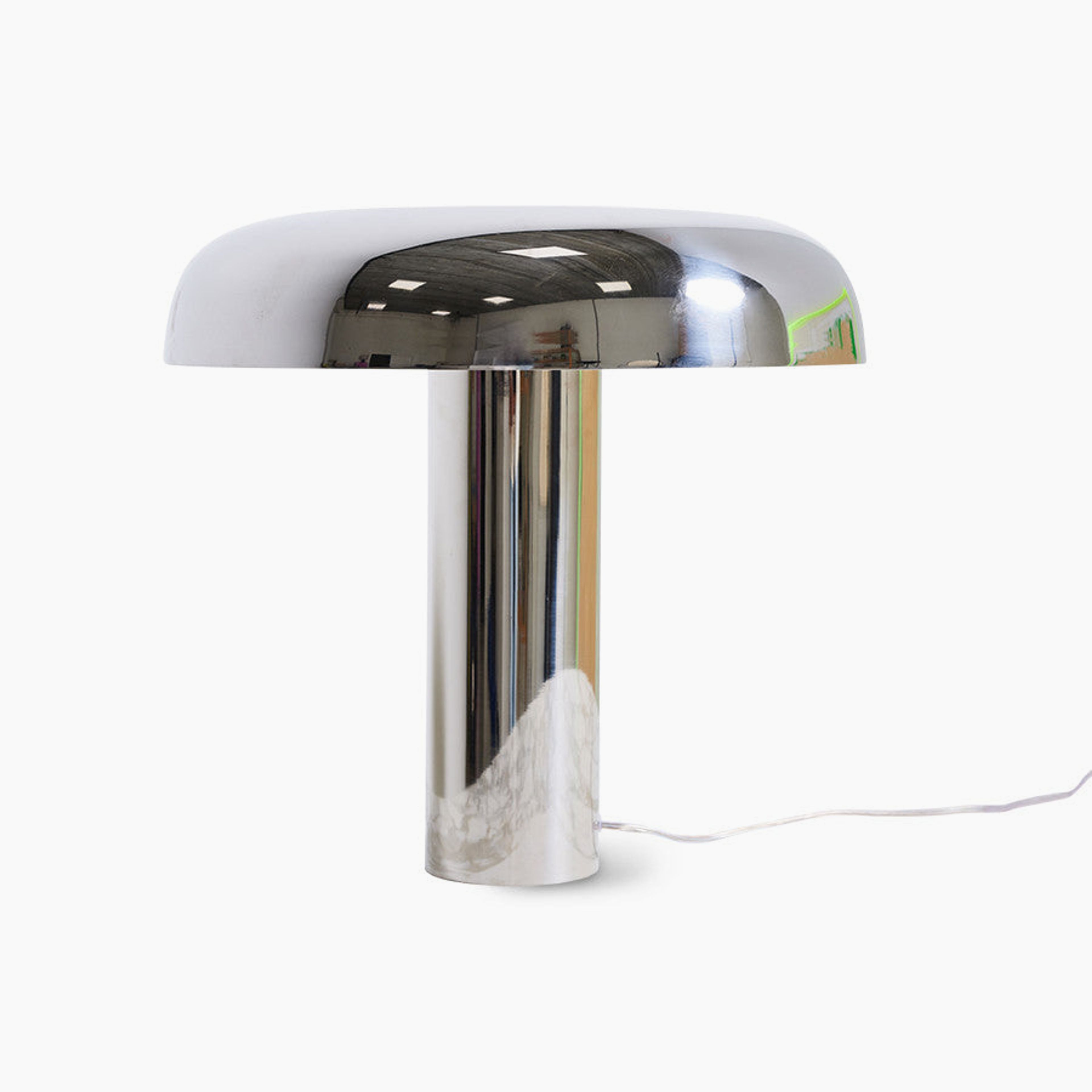 Mushroom table Lamp - Chrome
