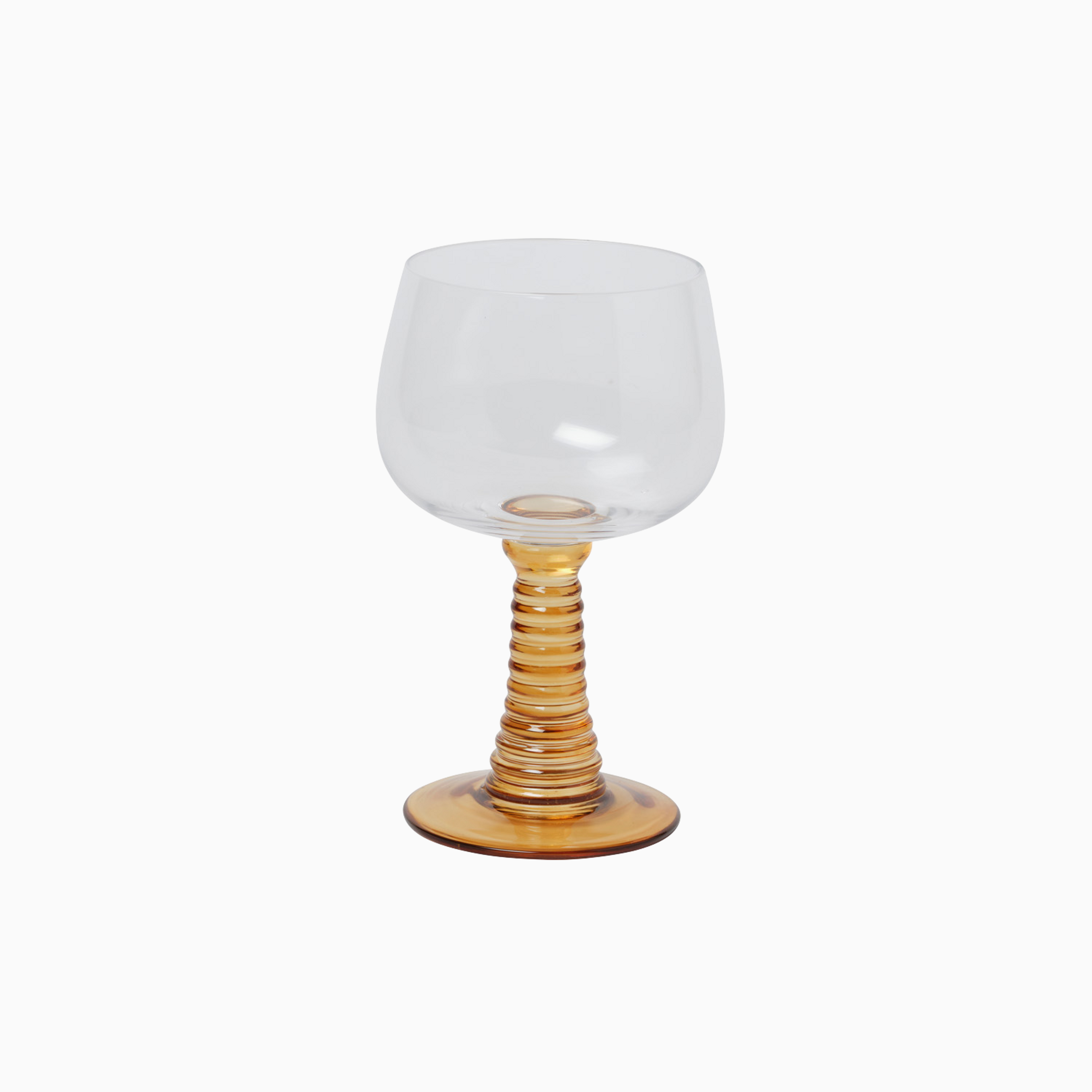 Amber Wine Goblet — Set of 2