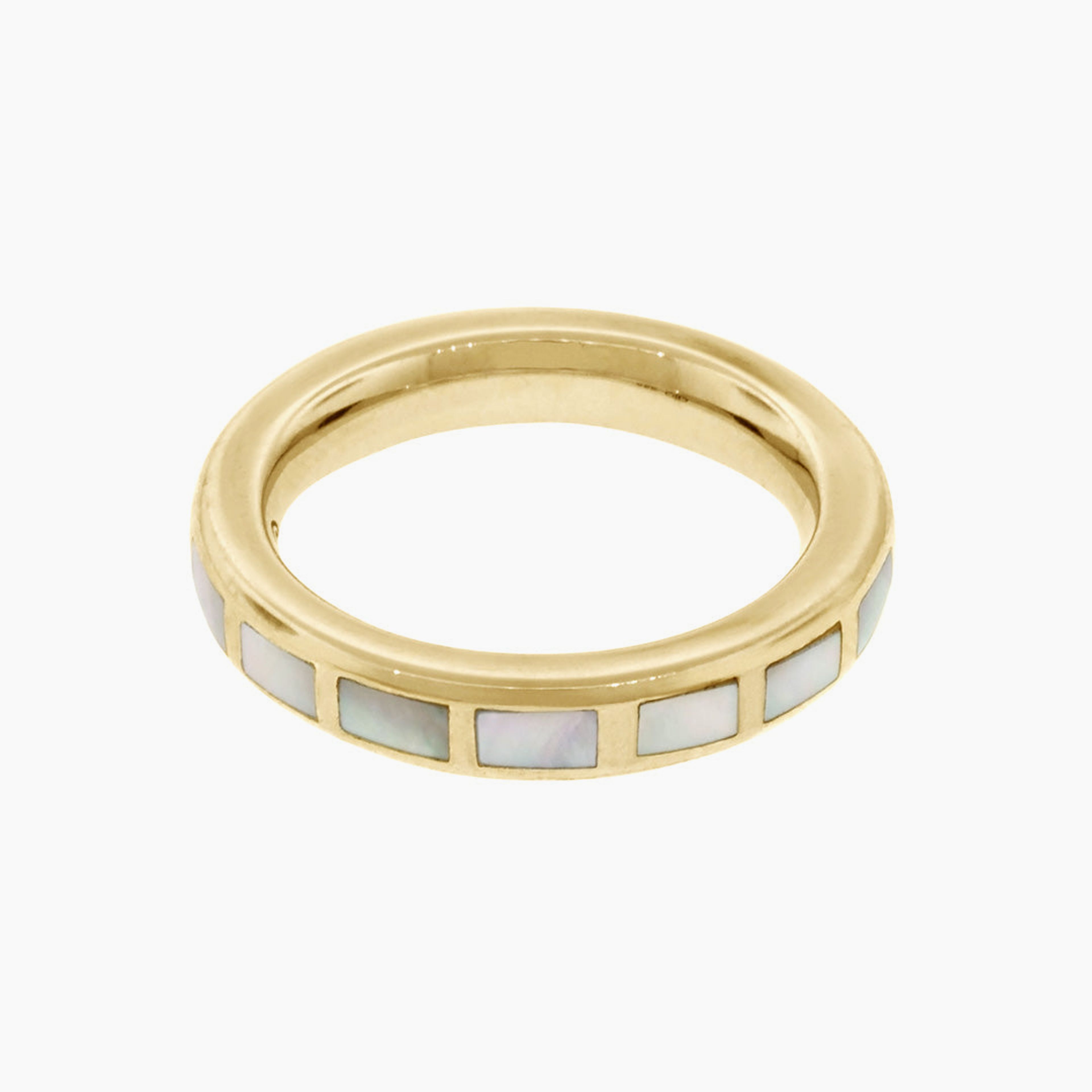 Dash Rectangle Gemstone Sterling Silver Stackable Ring | Jan Leslie