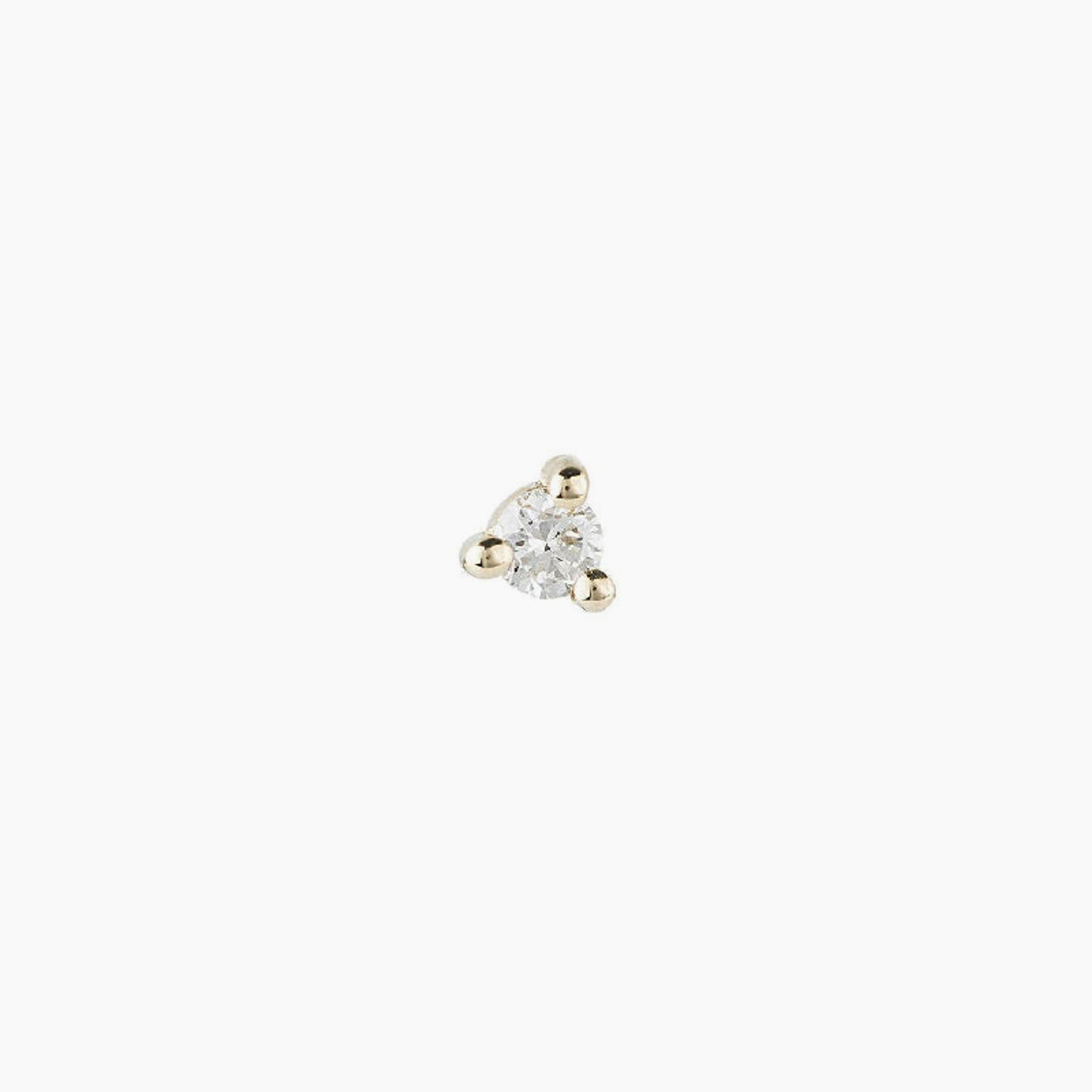 1.5 mm Diamond Dot Stud (Single)