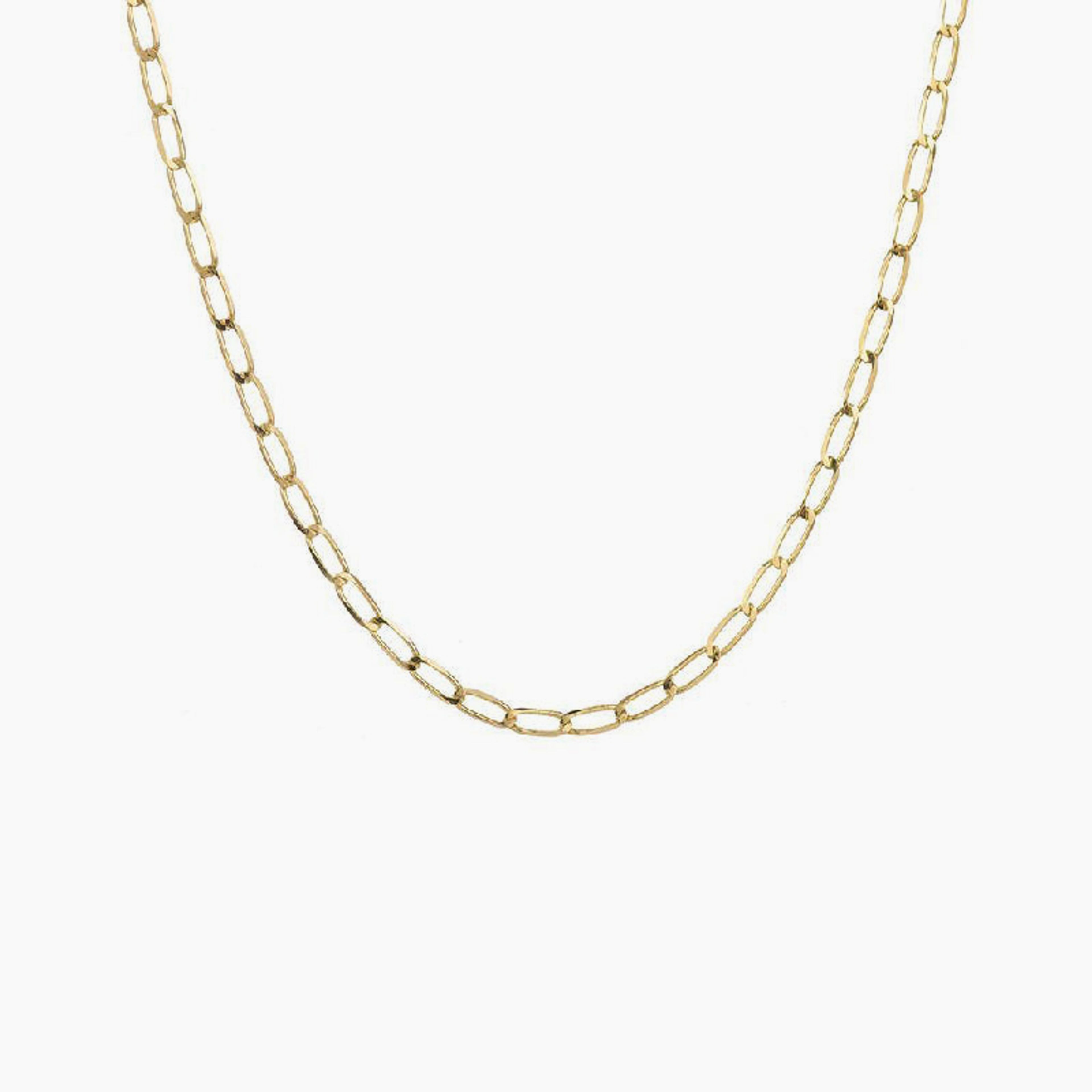 14K Large Link Open Figaro Chain