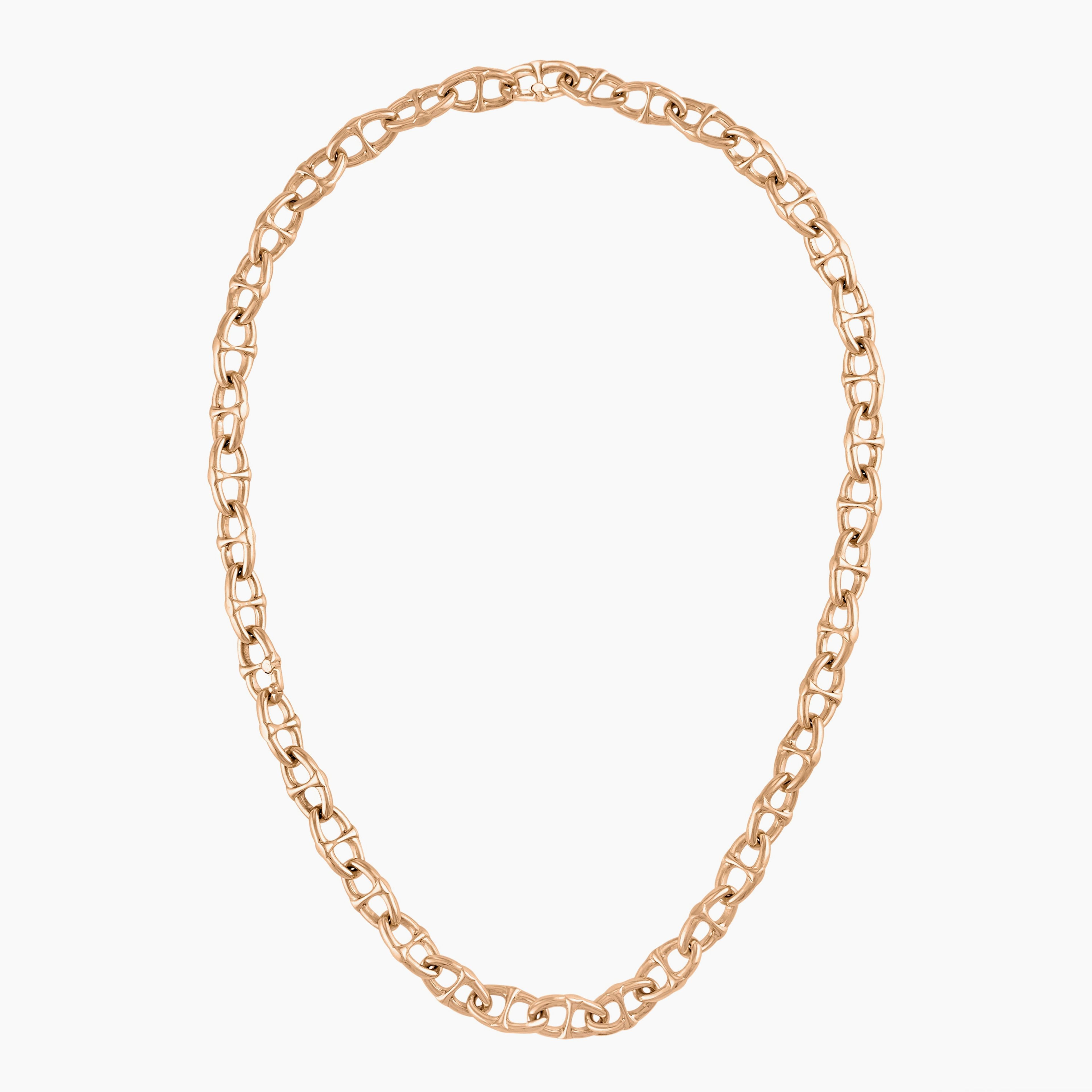 Large Mariner Link 18k Gold 16" Necklace