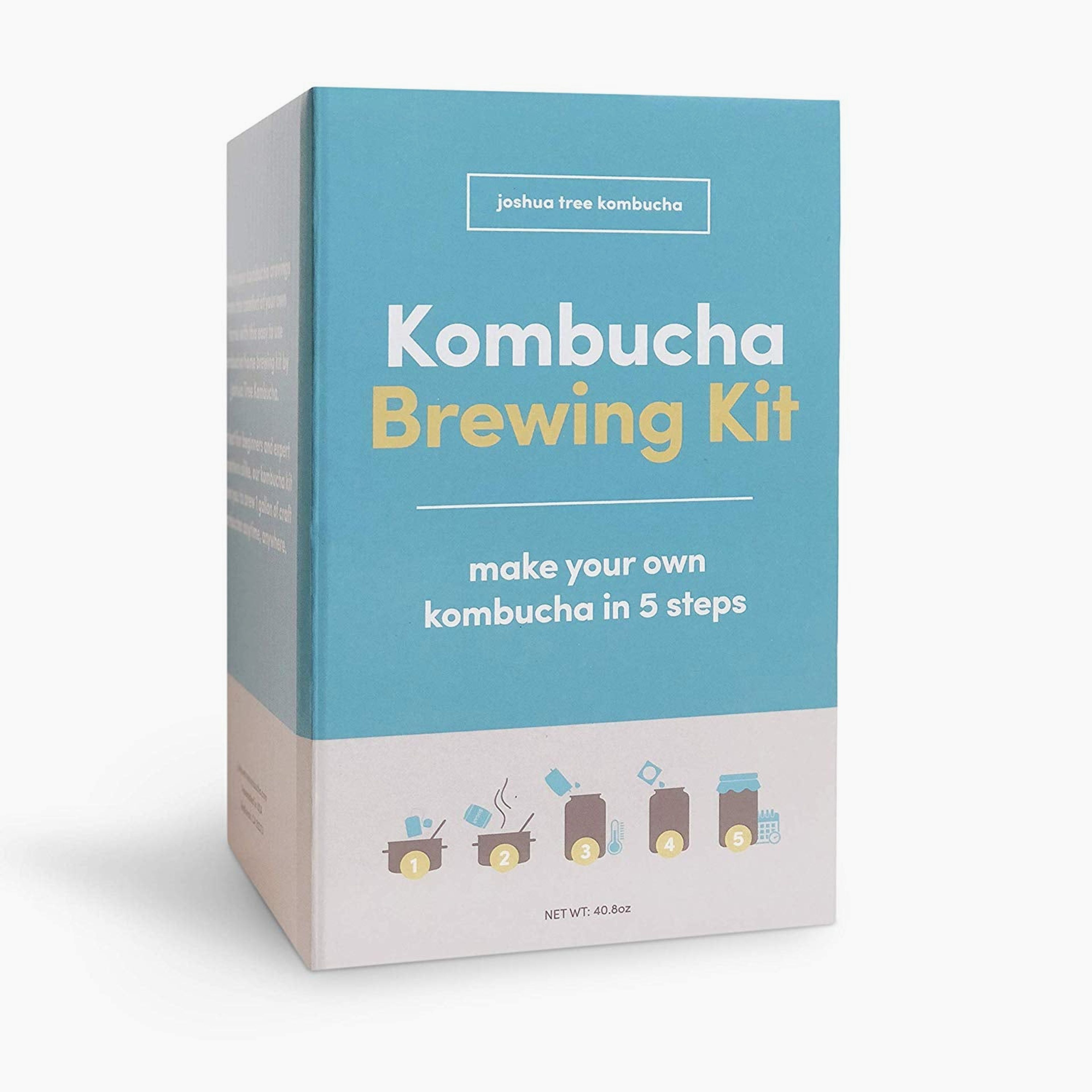 Complete Kombucha Starter Brewing Kit with Kombucha SCOBY