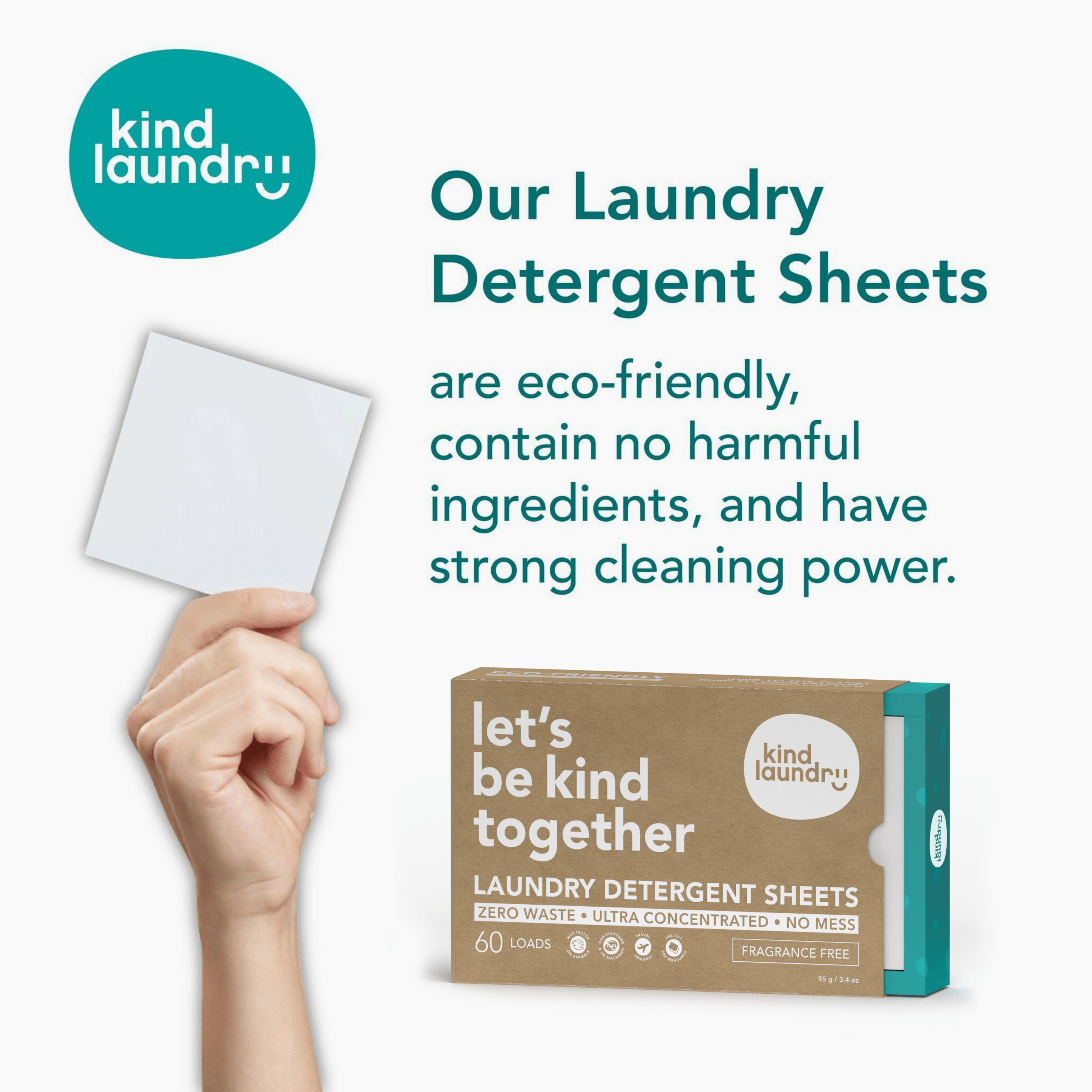 Nobis x Kind Laundry - Laundry Detergent Sheets
