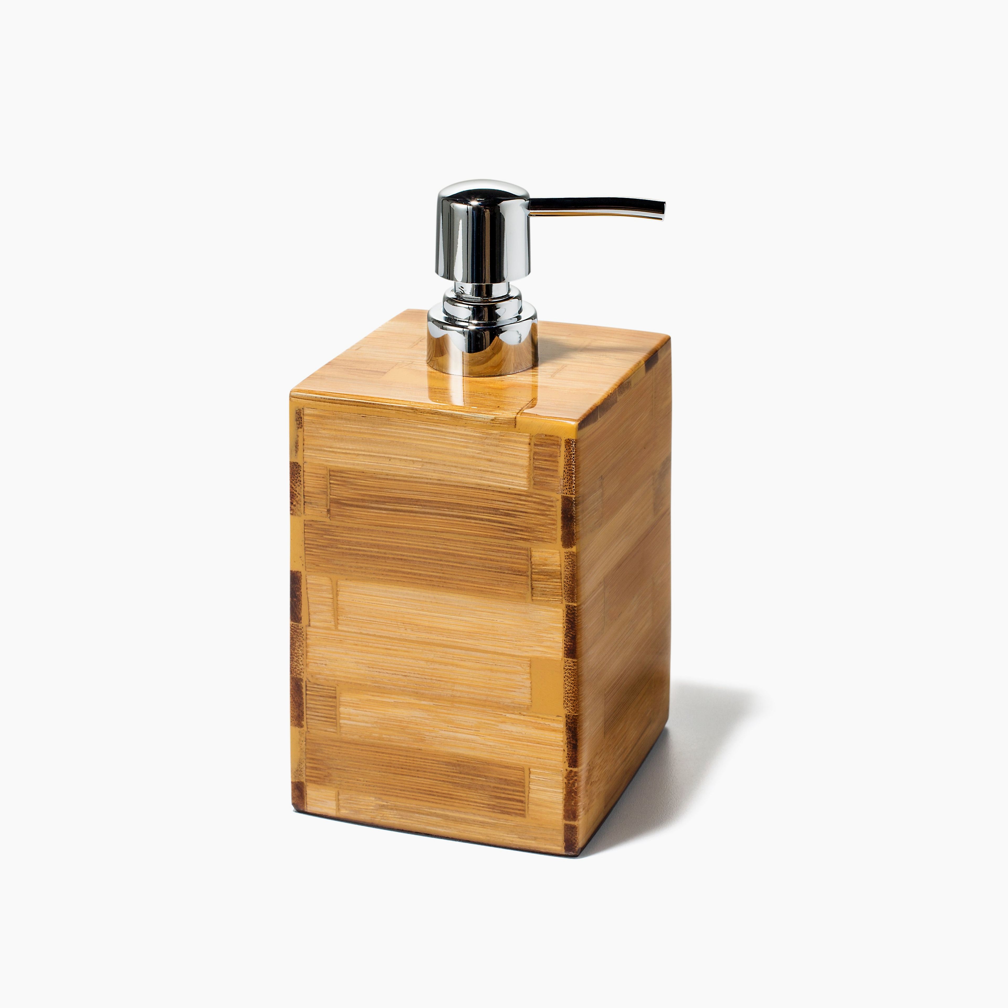 Bamboo Veneer Soap Dispenser