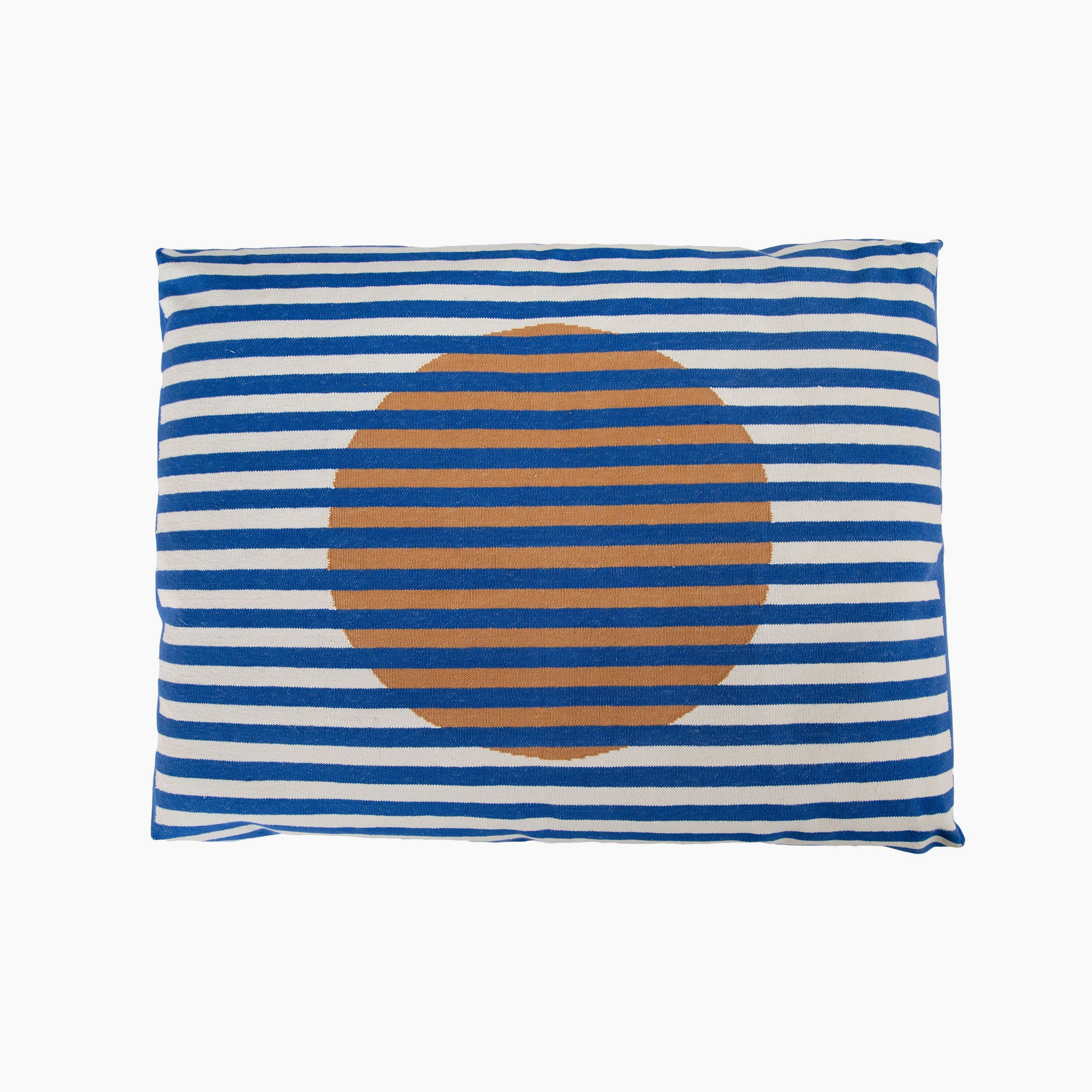 Striped Dog Bed - Blue