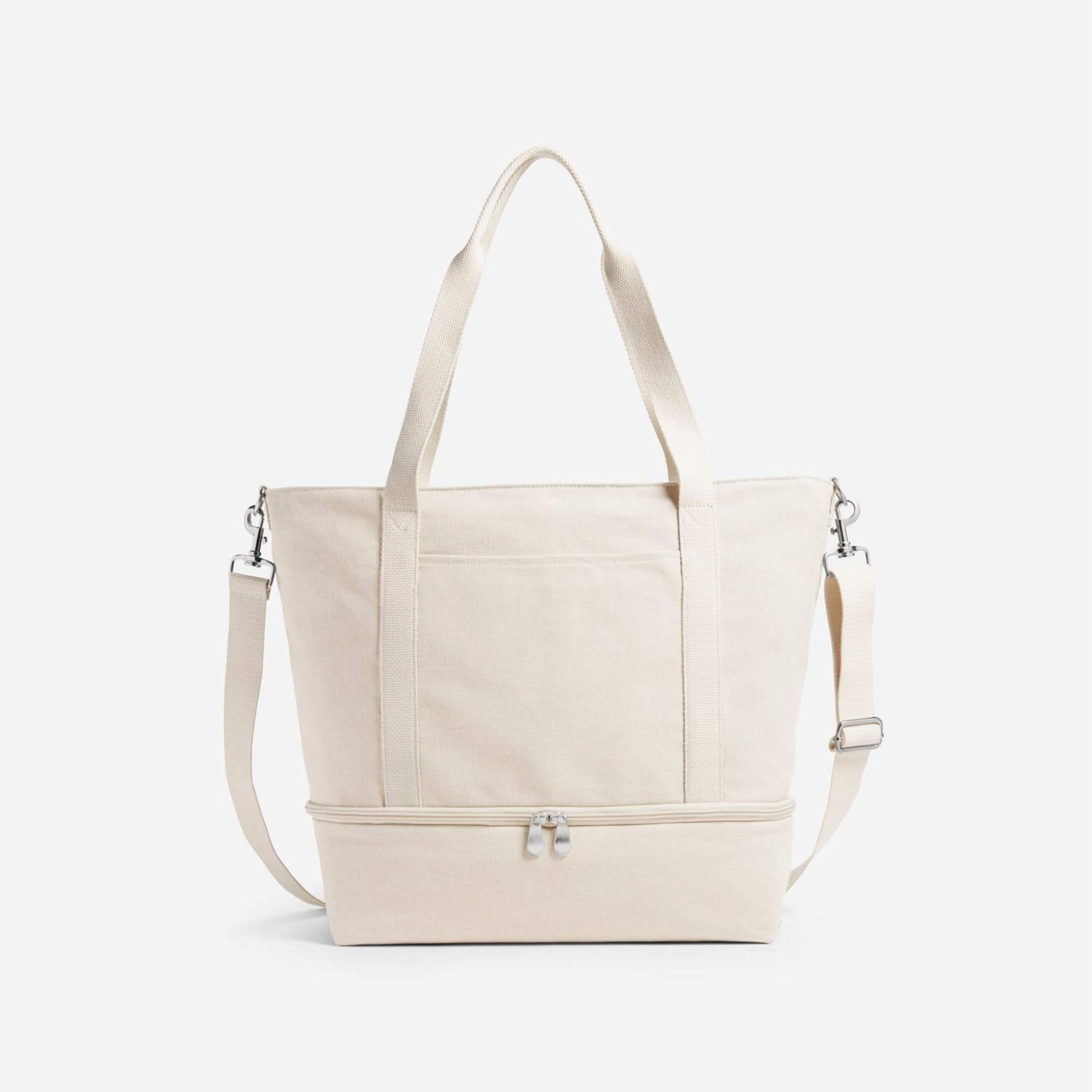 Catalina Deluxe Tote - Eco Friendly Canvas - Natural