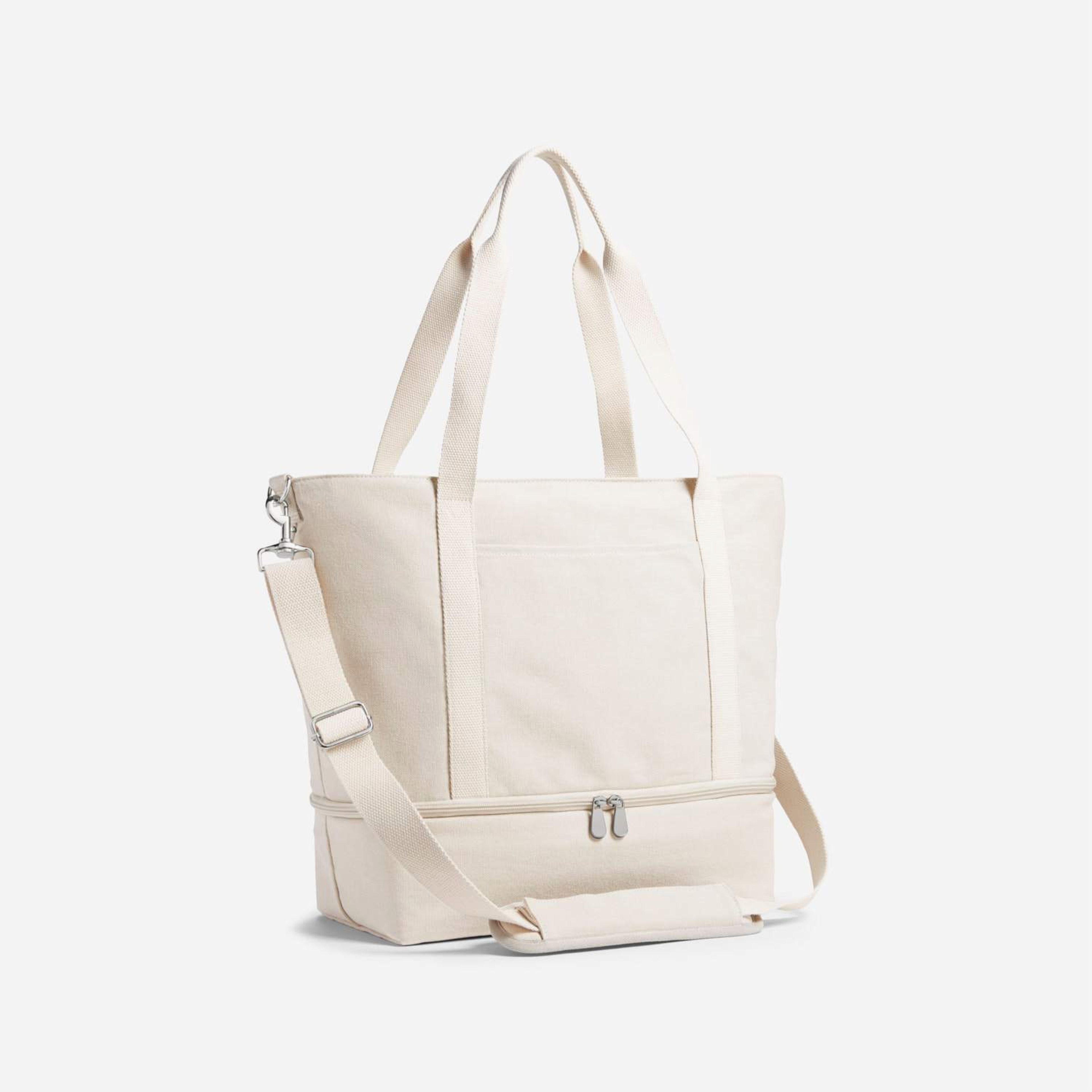 Catalina Deluxe Tote - Eco Friendly Canvas - Natural