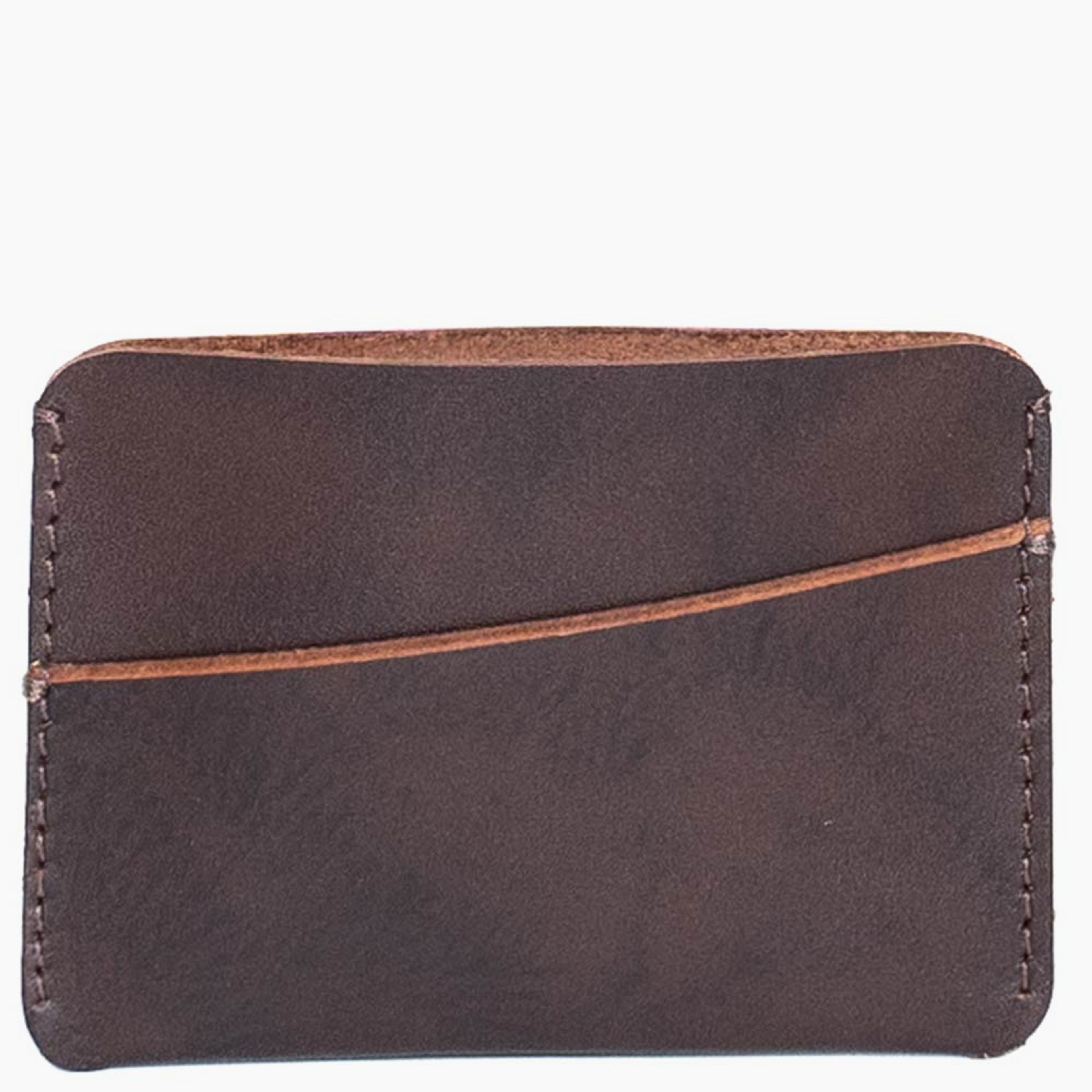 Rustic Leather Card Wallet