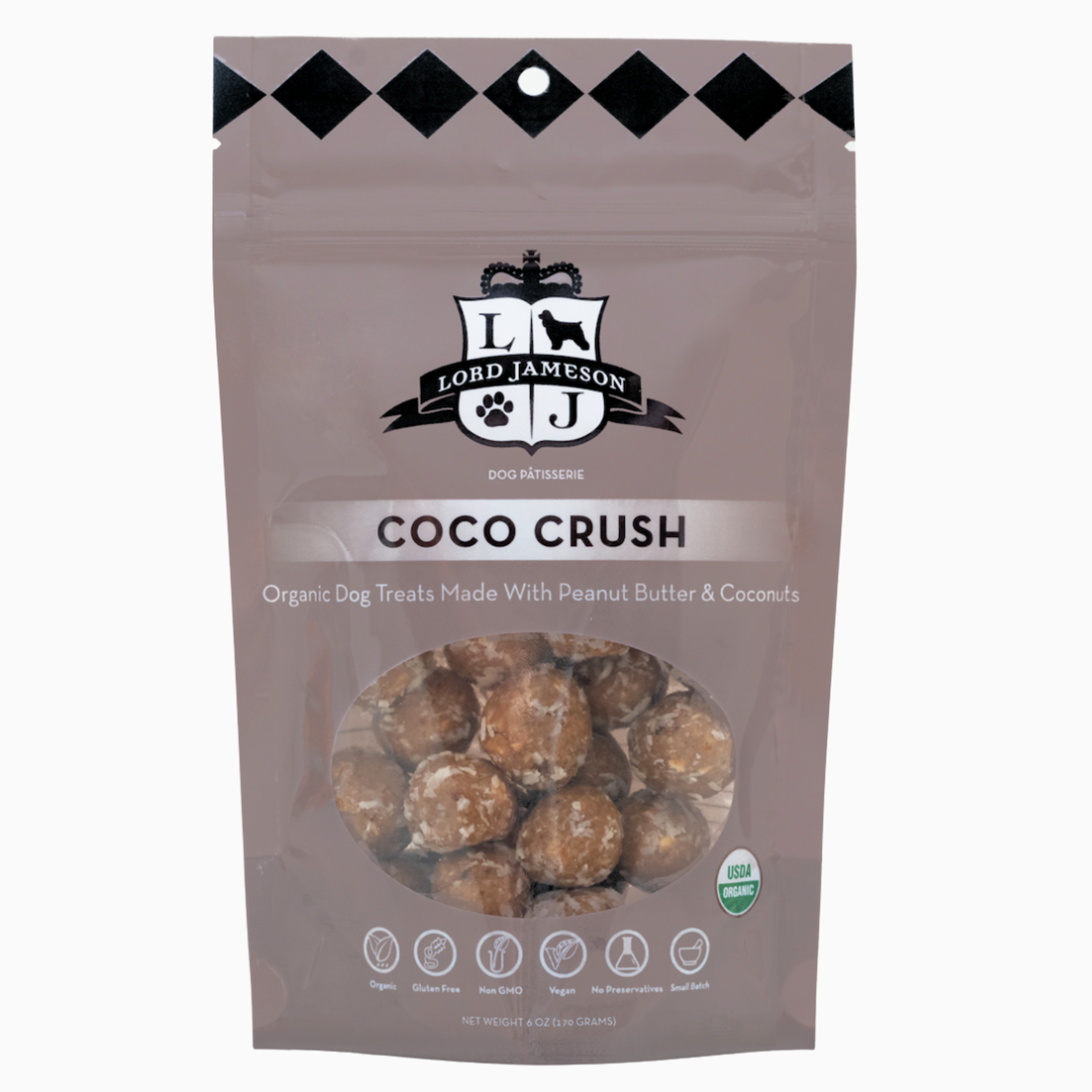 Coco Crush Organic Dog Treats | 6 oz